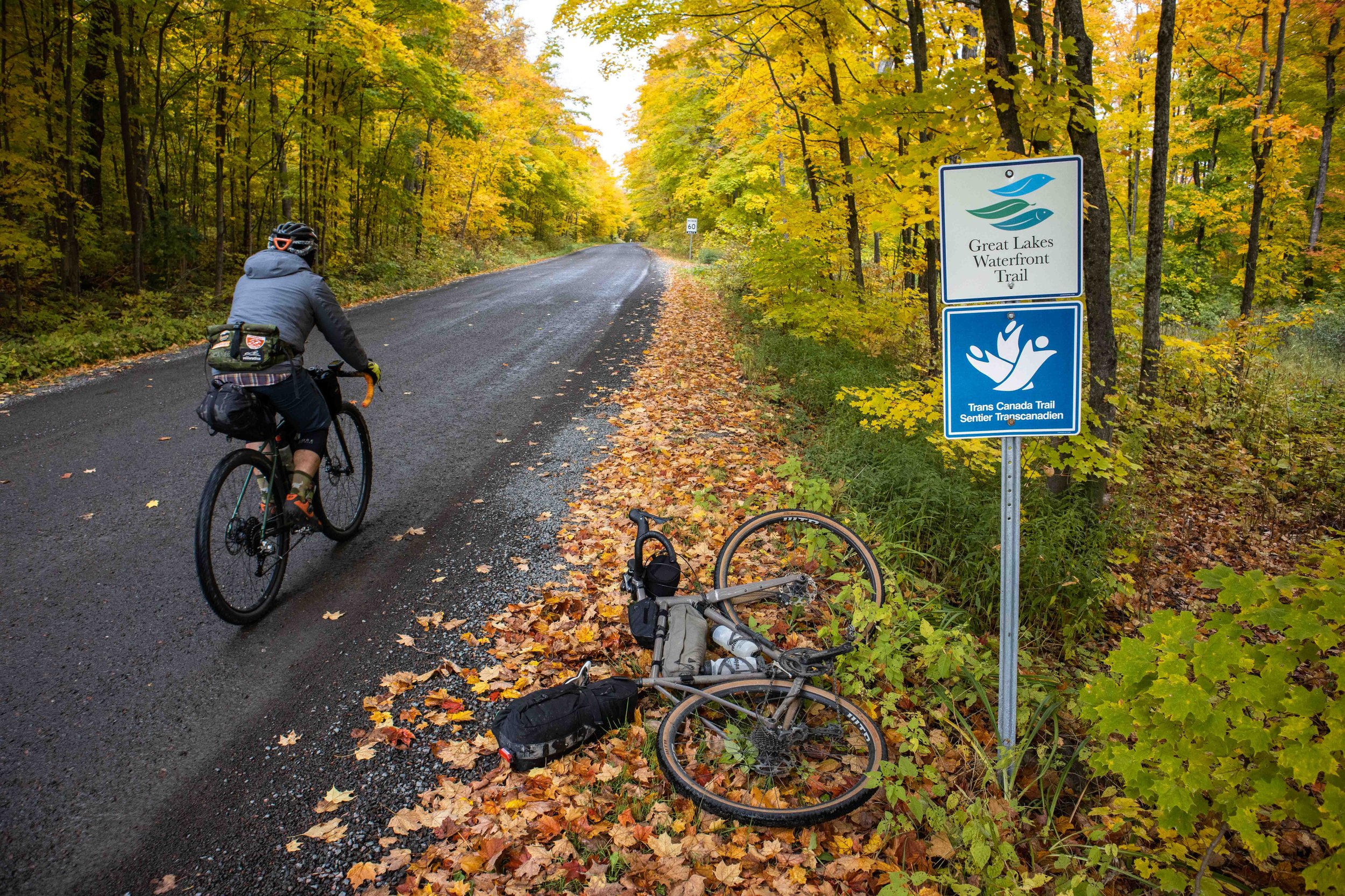 Bikepacking adventures on the Great Lakes Waterfront Trail. • Photo: Martin Lortz | @lortzphoto