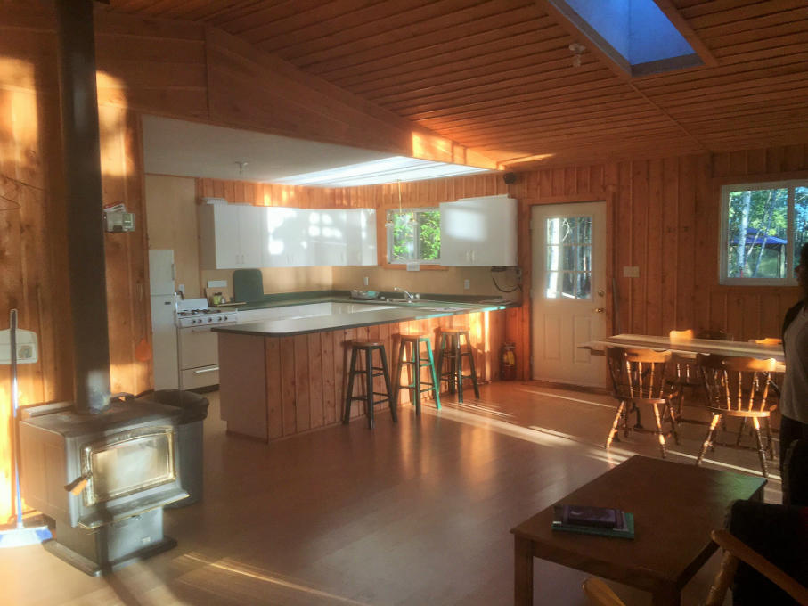 Allanwater Bridge cabin near Wabakimi Wilderness Park.