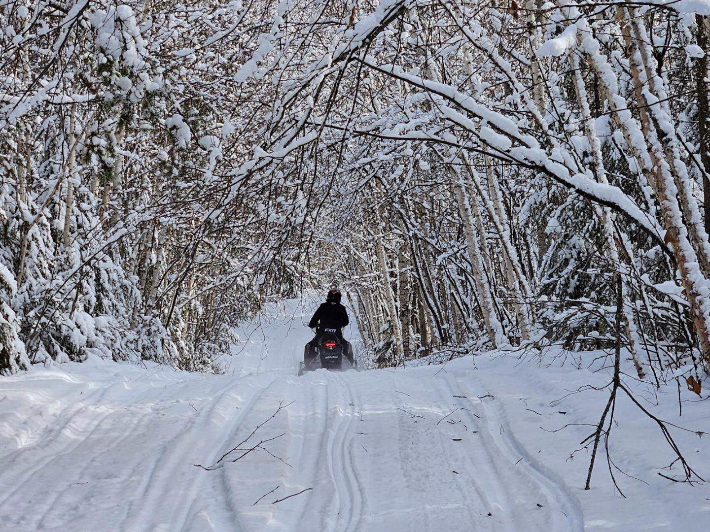 Onaping Falls High Riders Snowmobile Club trails january 2025