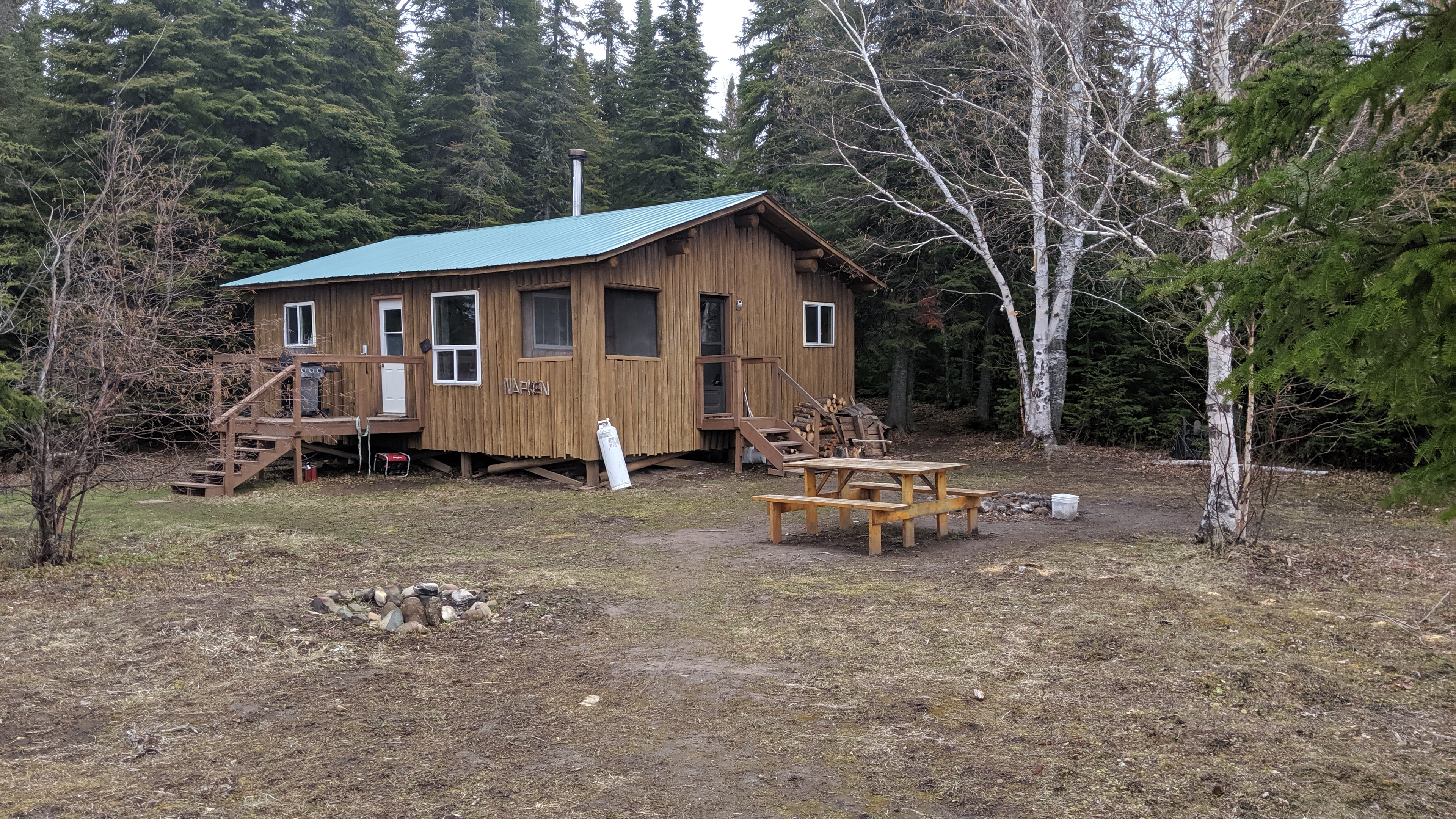 Catch trophy northern pike at Napken Lake Outpost operated by Hearst Air.