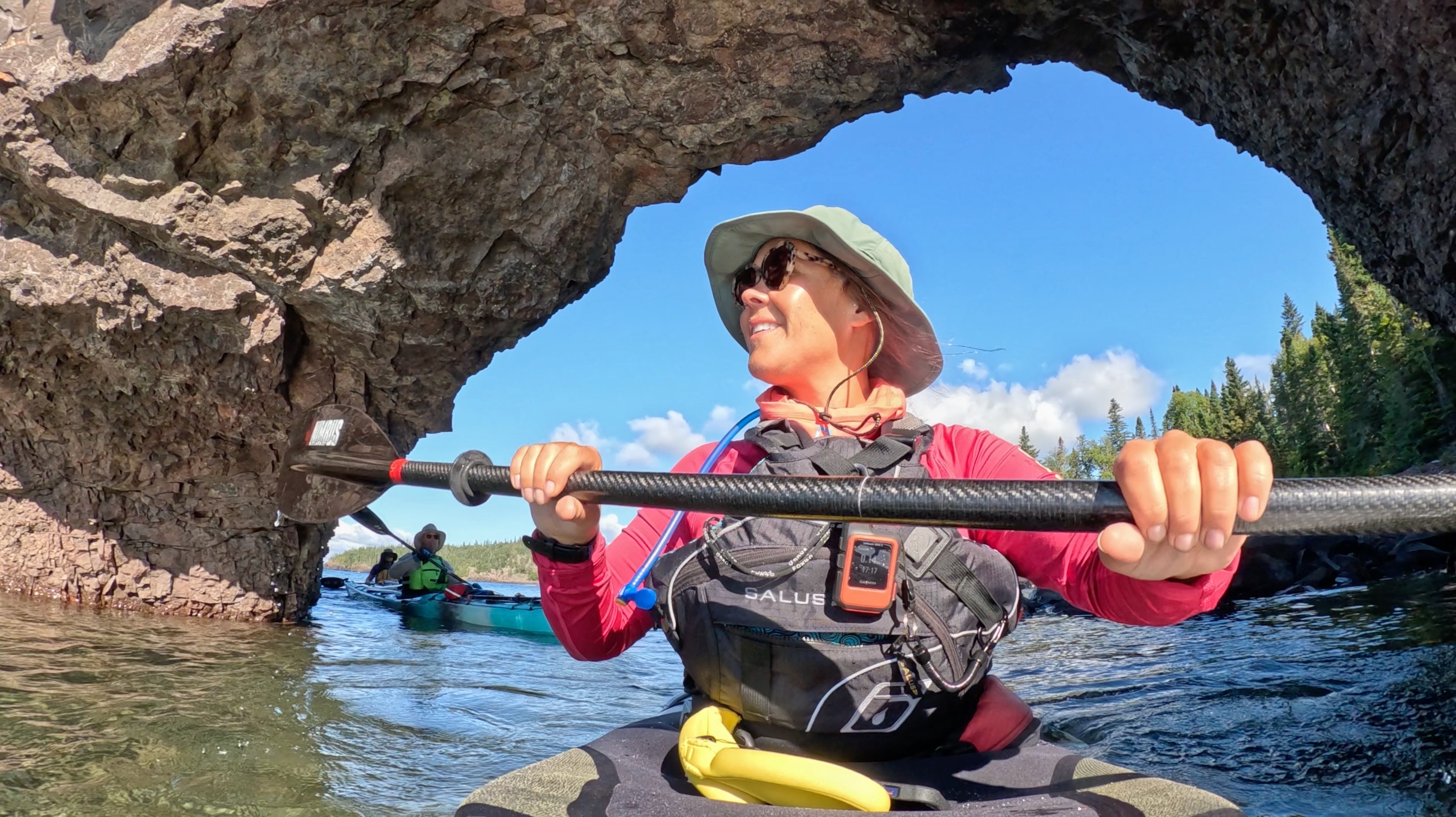 Be sure to check out the Lake Superior National Marine Conservation Area on your geocaching adventure trip!  • Photo: Marybeth Mclaughlin | @paddleadventurer