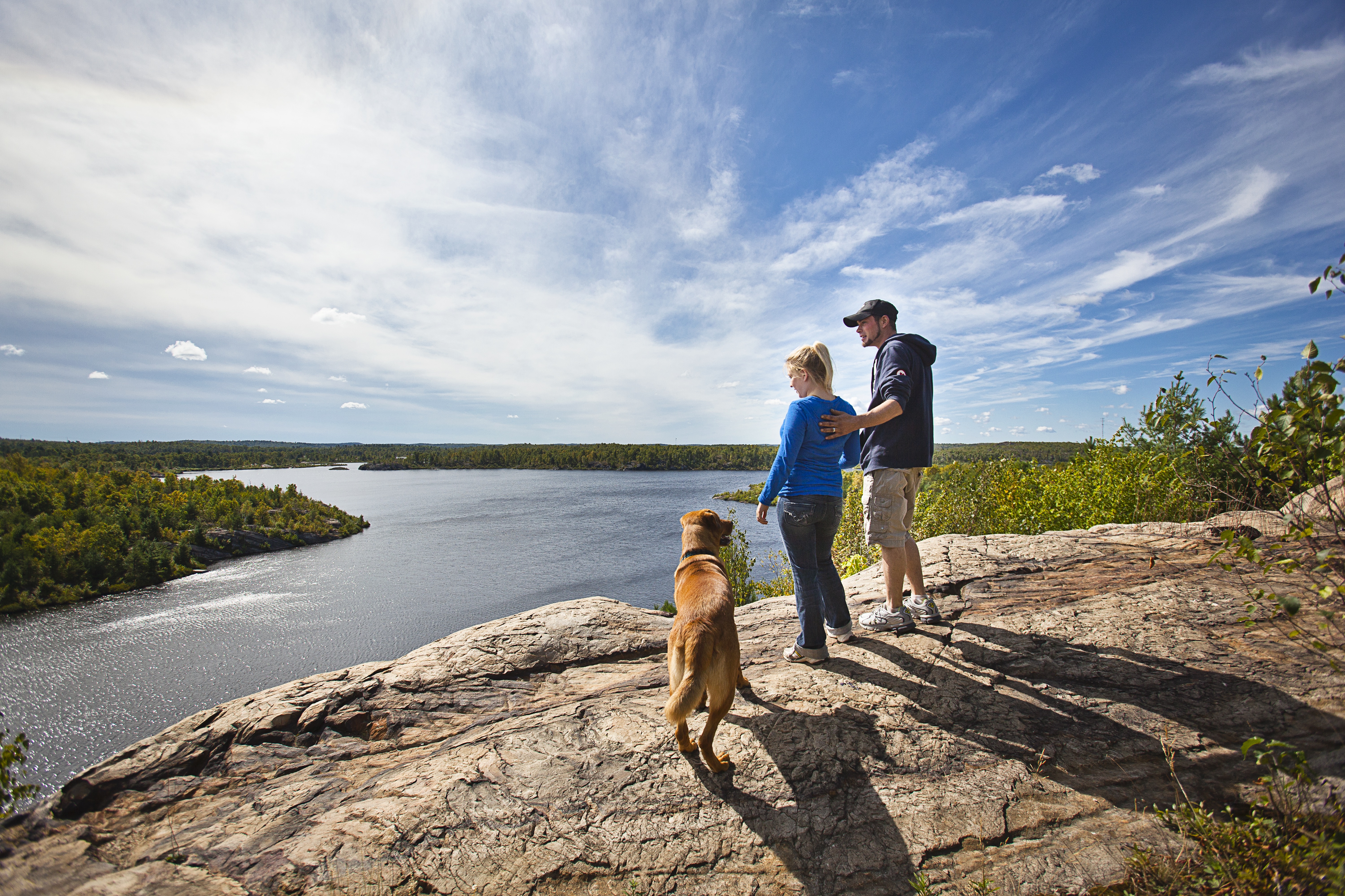 Don’t miss the Lake Laurentian Lake View cache!  • Photo: Destination Ontario