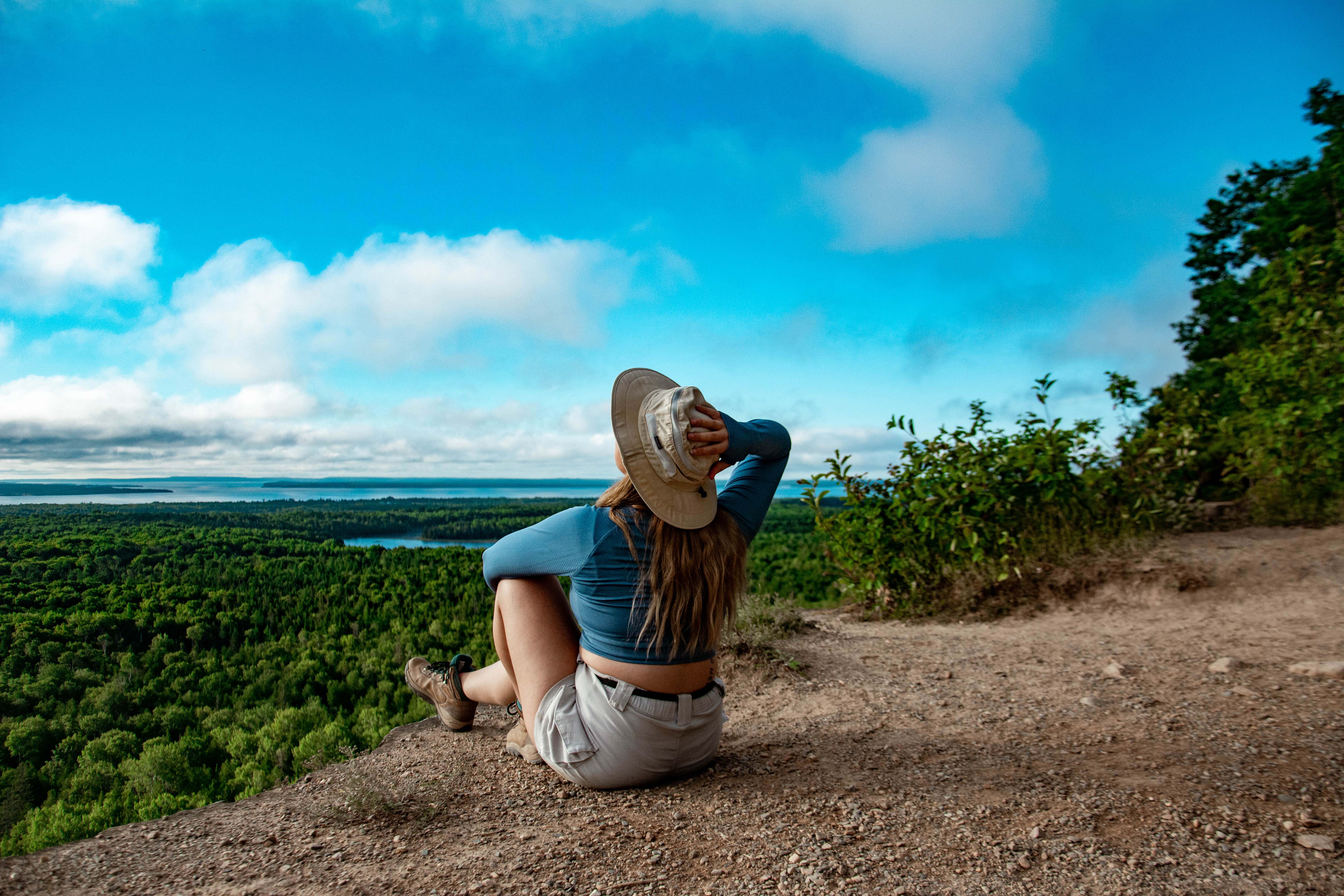 Hike the iconic Cup and Saucer Trail on Manitoulin Island and be sure to check out the Earth Cache.  • Photo: Katie MacDonald | @yourmatiekatie