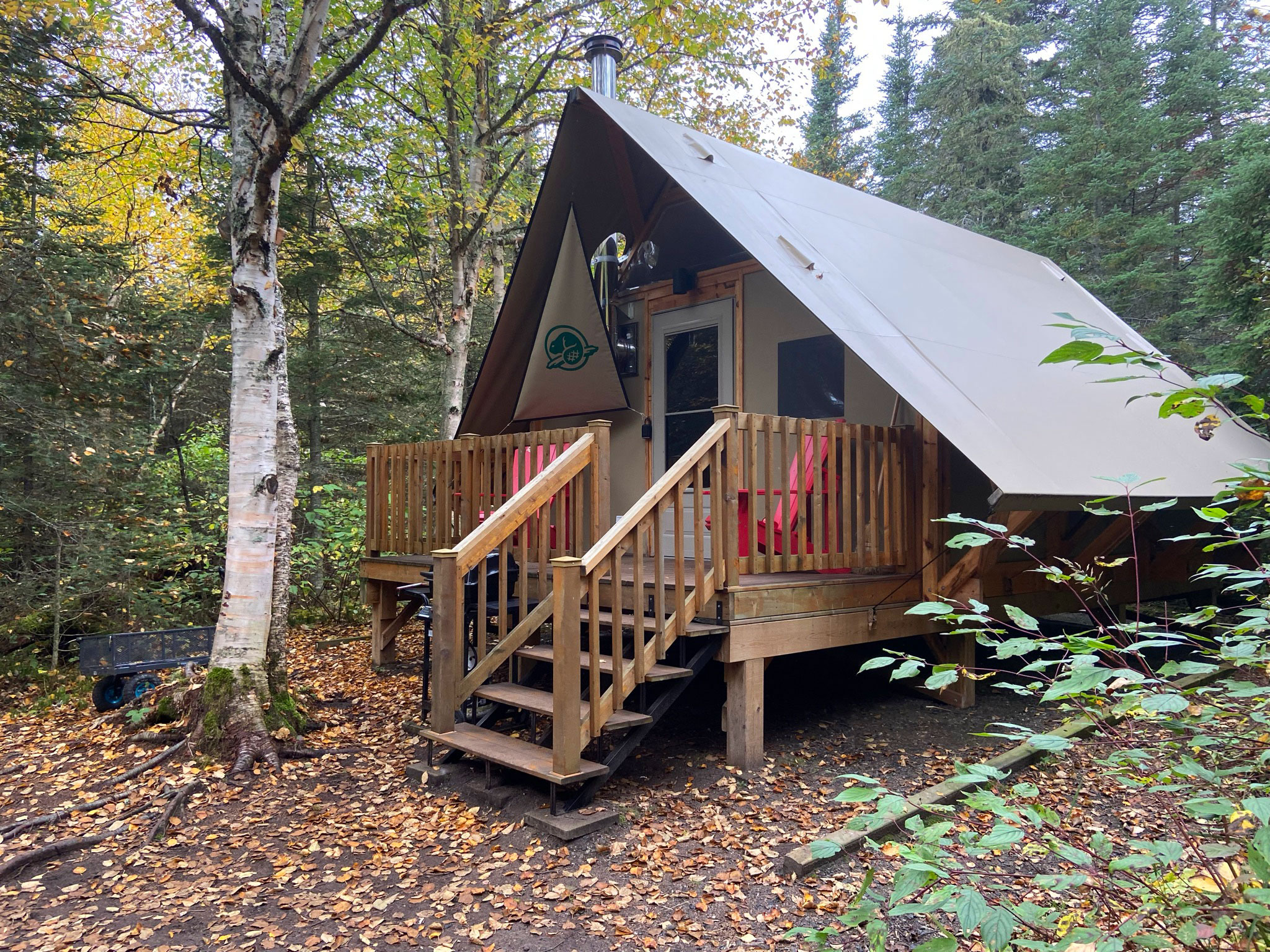 oTENTik camping at pukaskwa national park