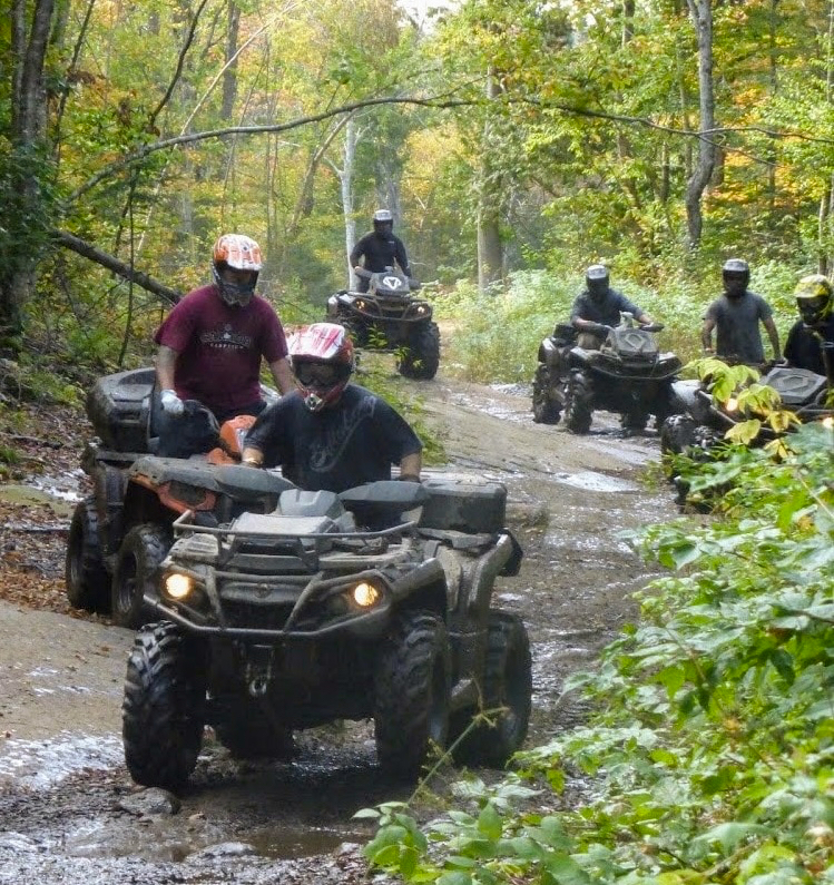 ATVs on Algonquin West ATV Trails Ontario