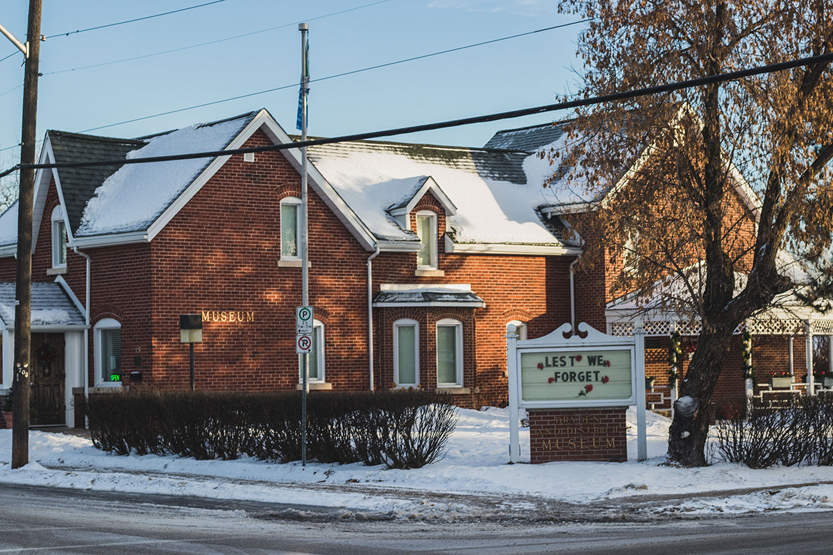 The museum in Dryden, Ontario.