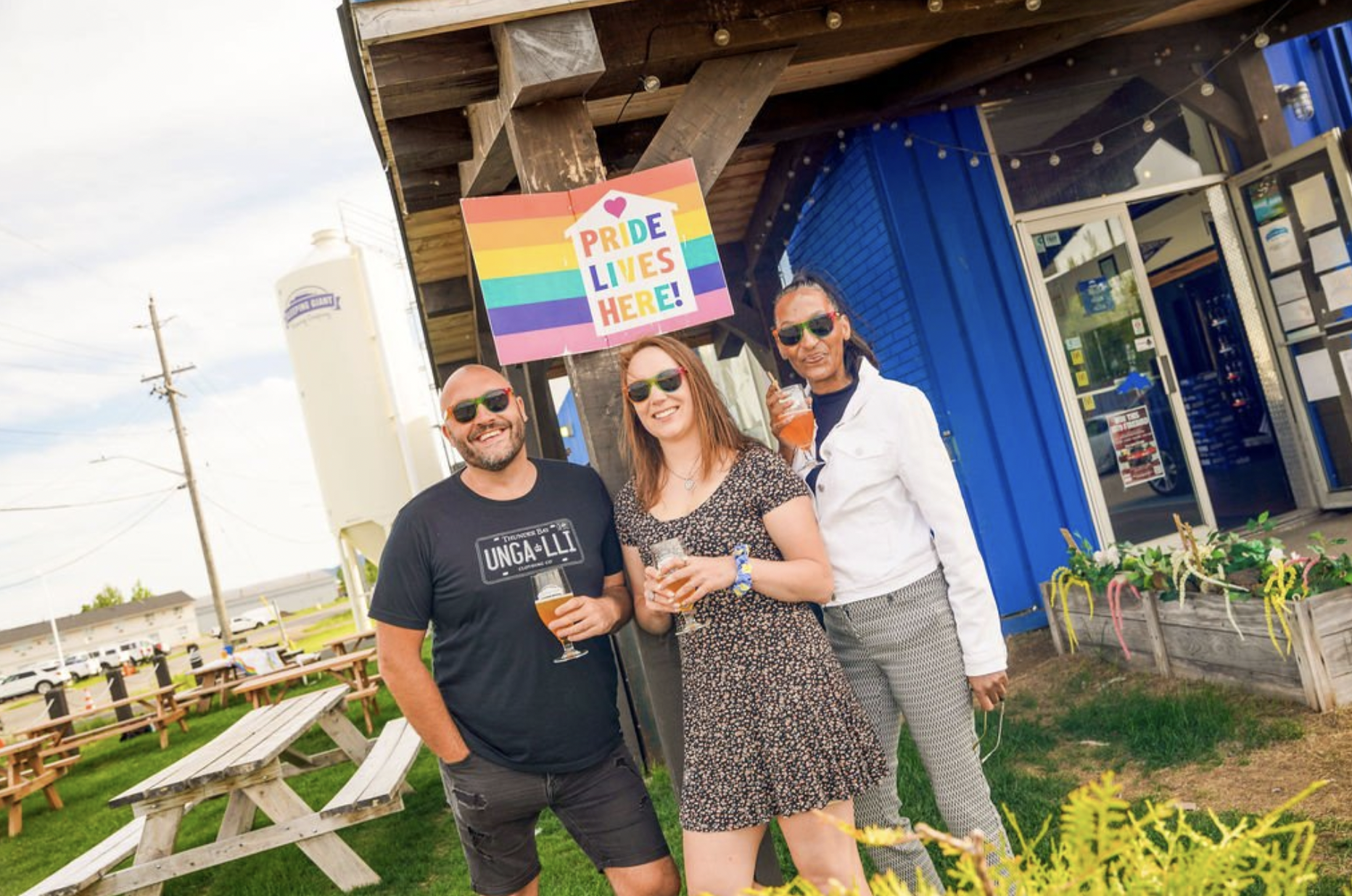 Pride Lives Here Sleeping Giant Brewing