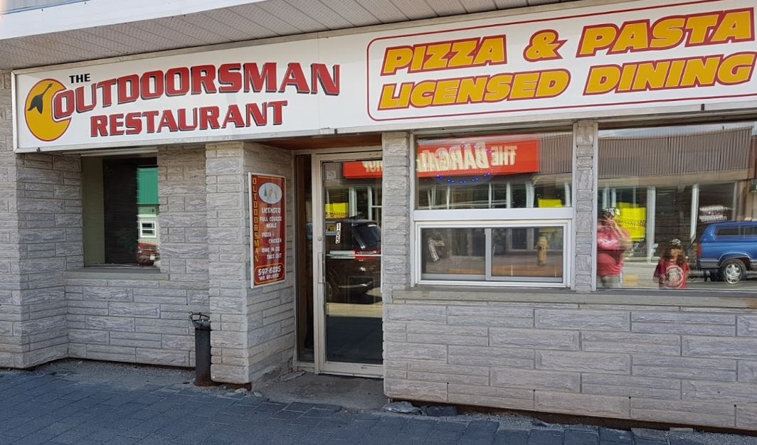 Poutine, burgers and pizza at The Outdoorsman Restaurant in Atikokan.