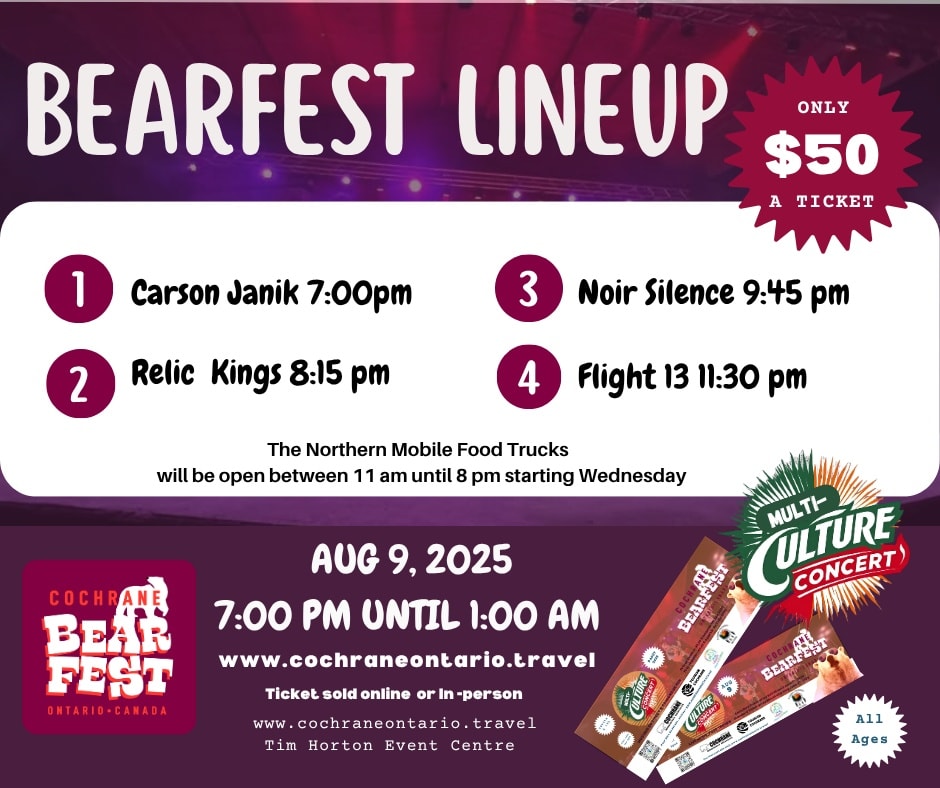 Bearfest Concert Line up