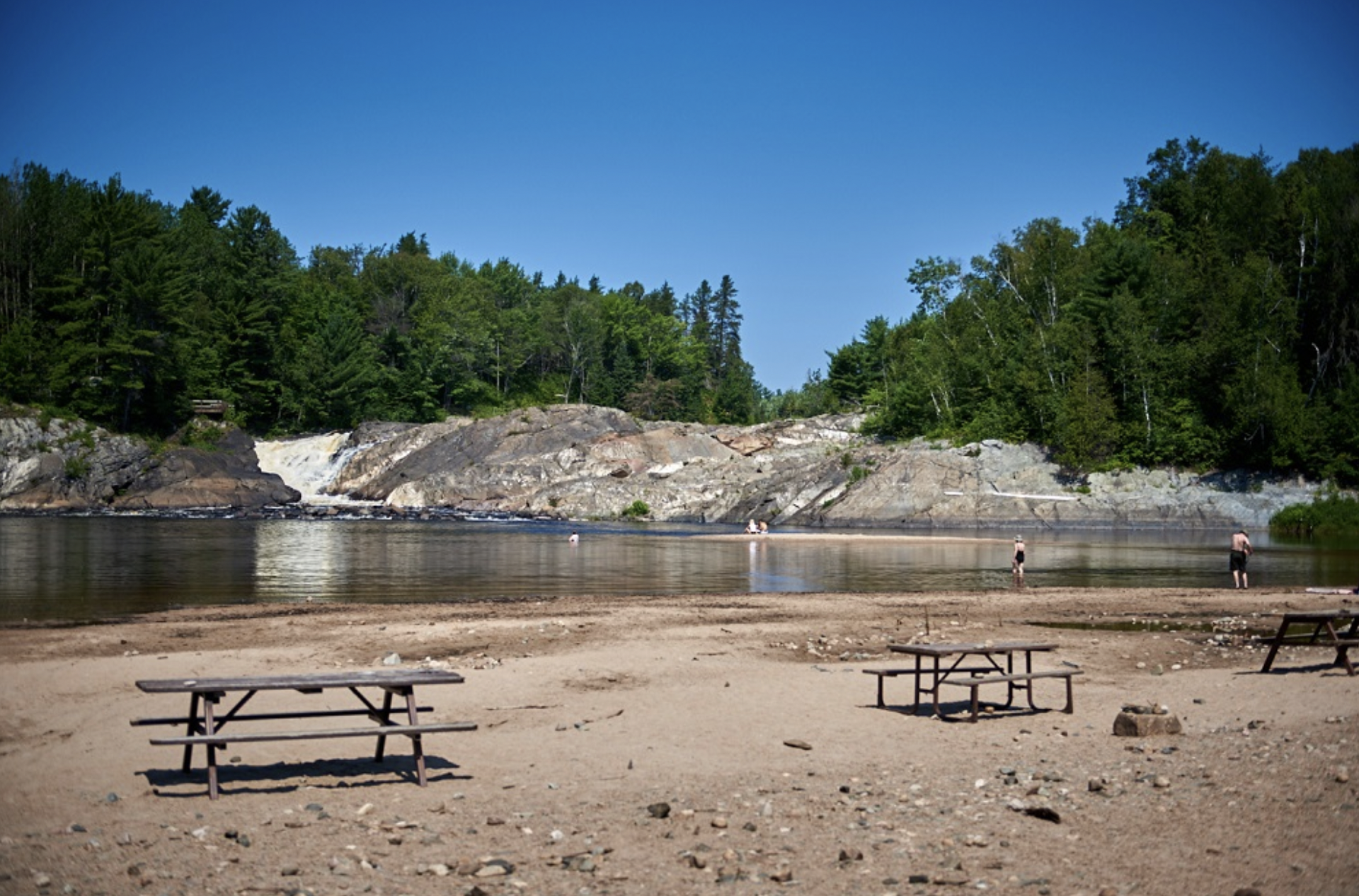Swim spot at Chutes