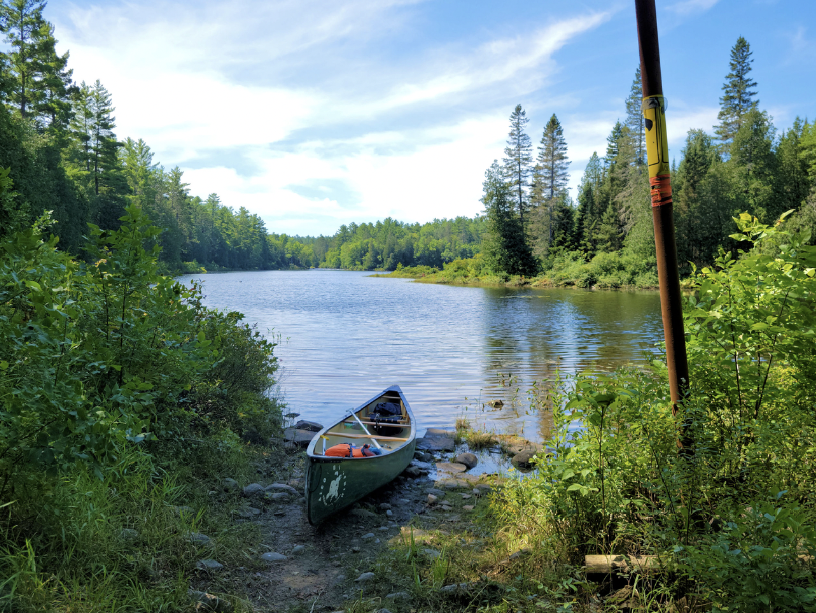 Mattawa River beach