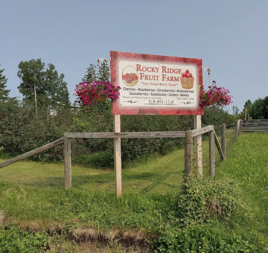 Sign at Rocky Ridge