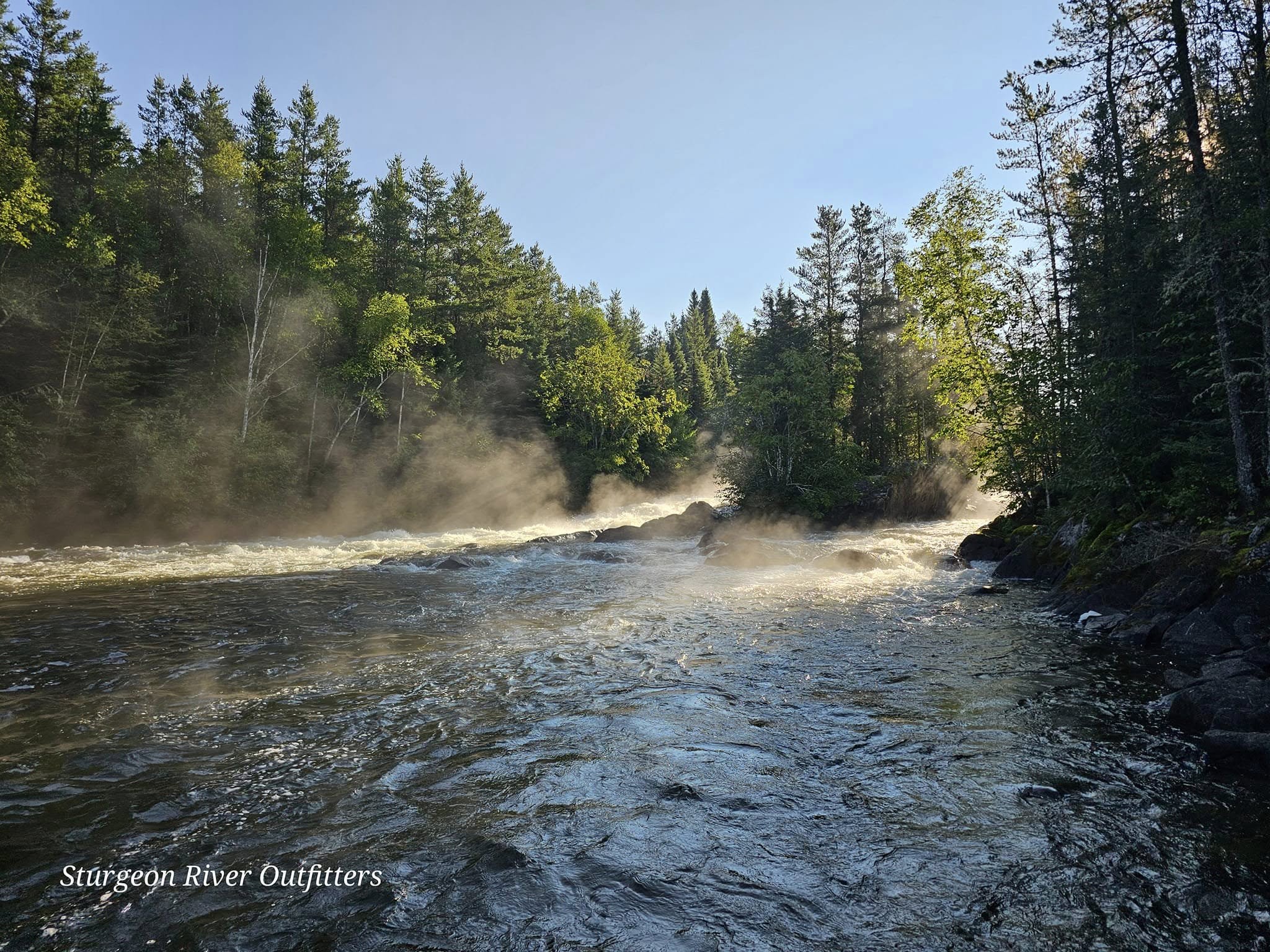 White Falls Sturgeon River outfitters