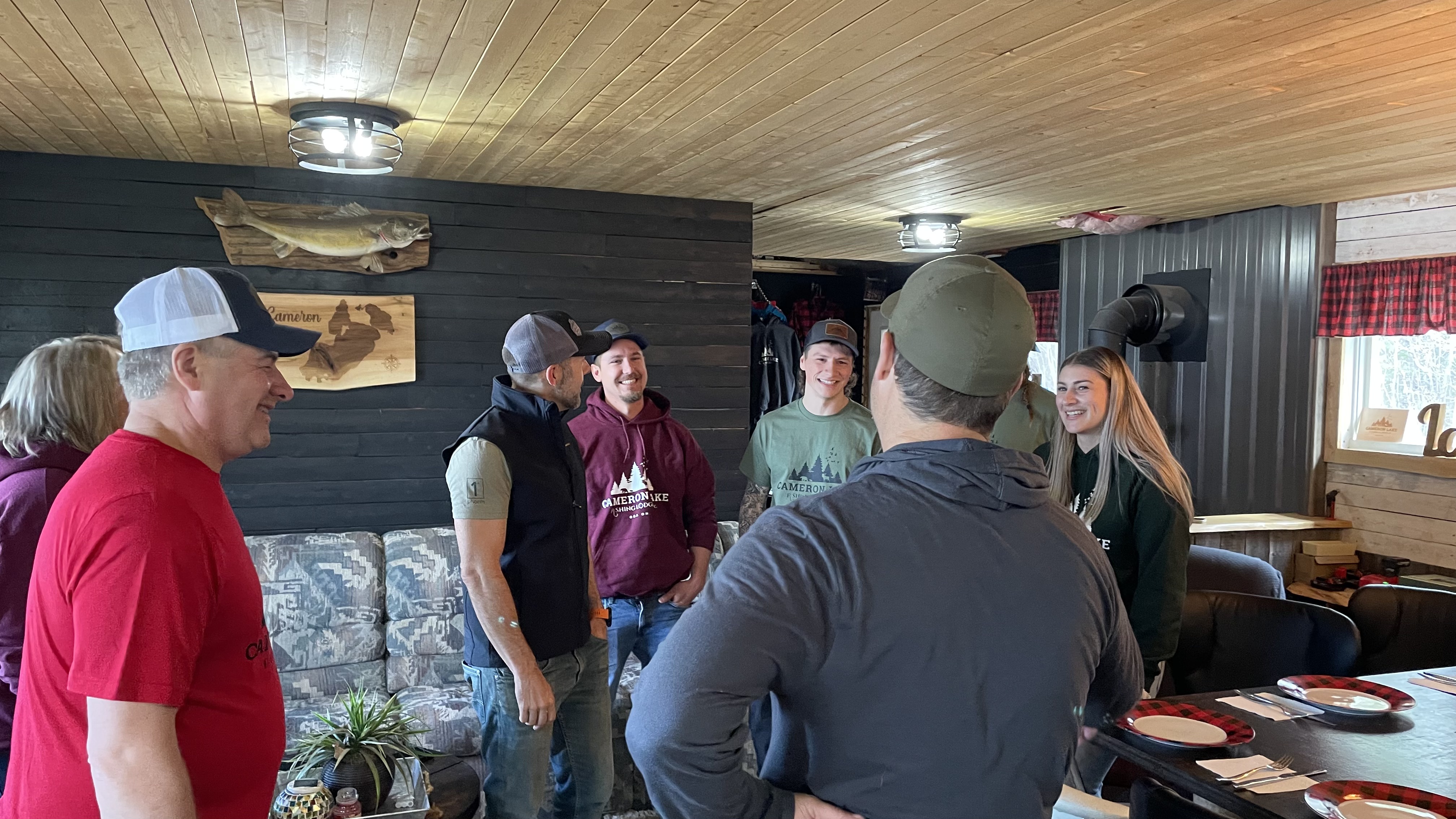 Meeting the family - Cameron Lake Lodge