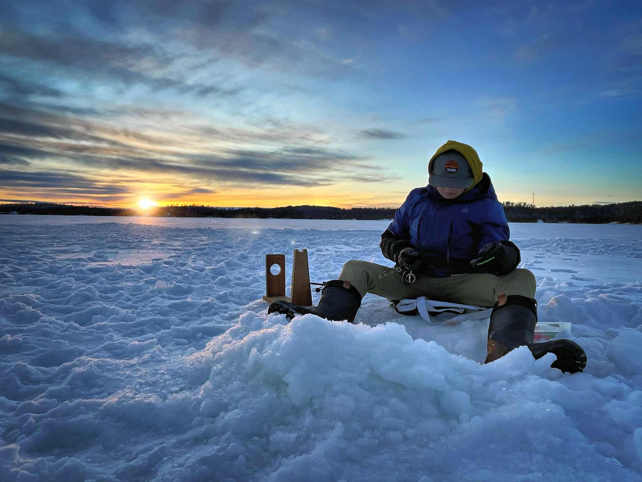 Ice fishing - photo credit Deana Renaud