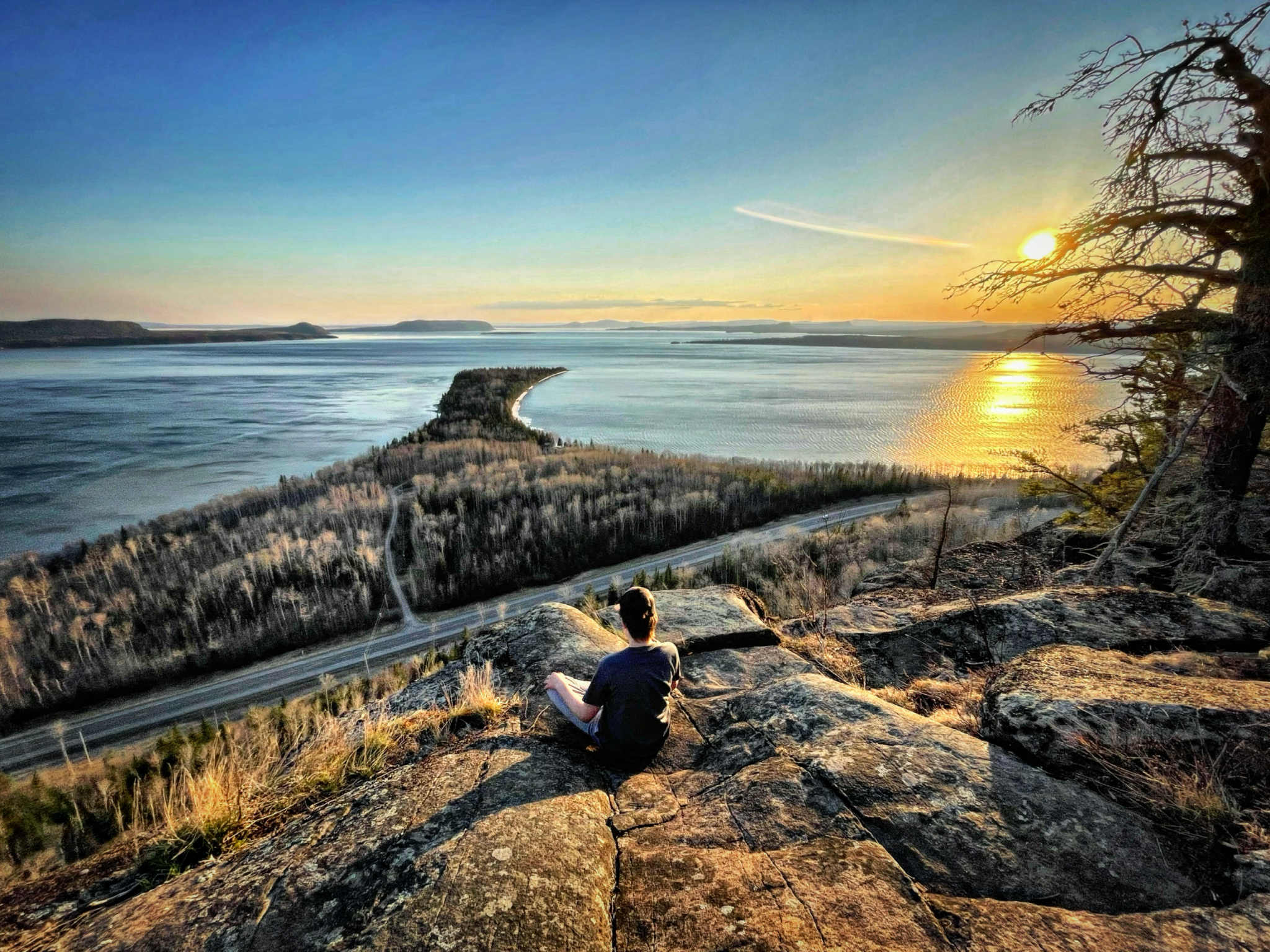 Kama Cliffs Lookout at sunset