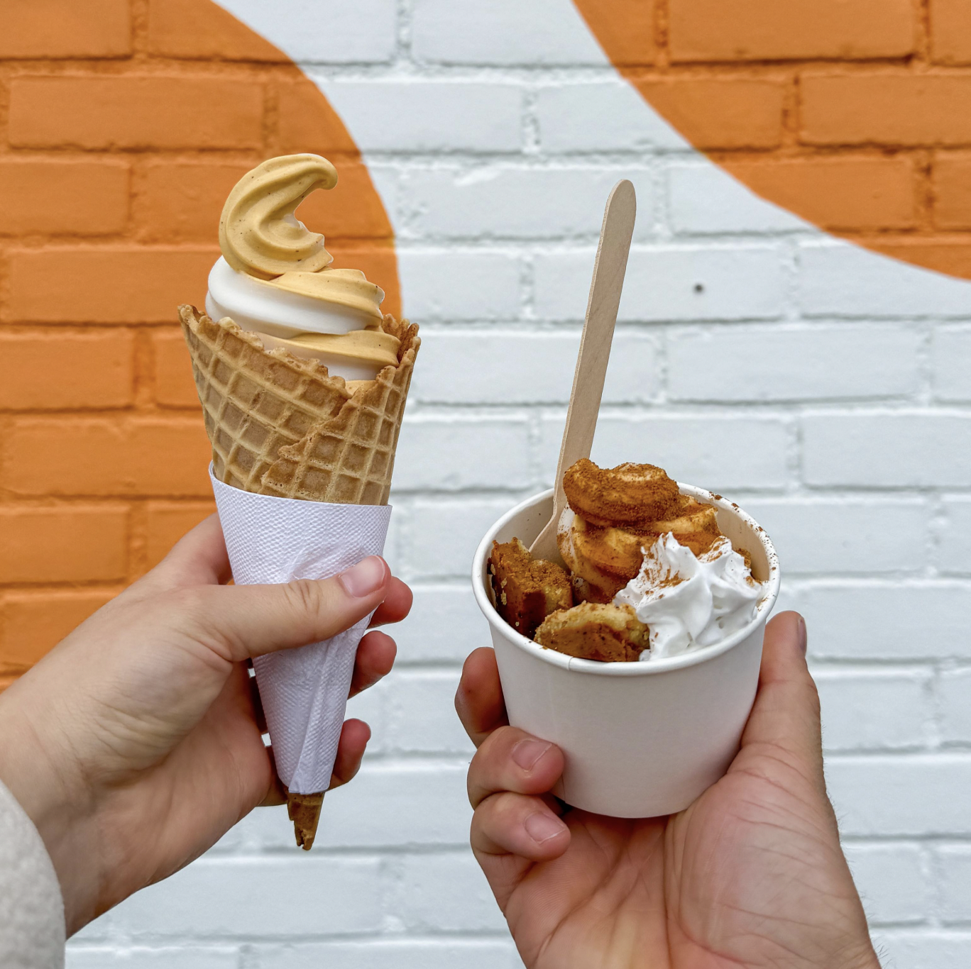 Plant-based ice cream at Flurples Ice Cream