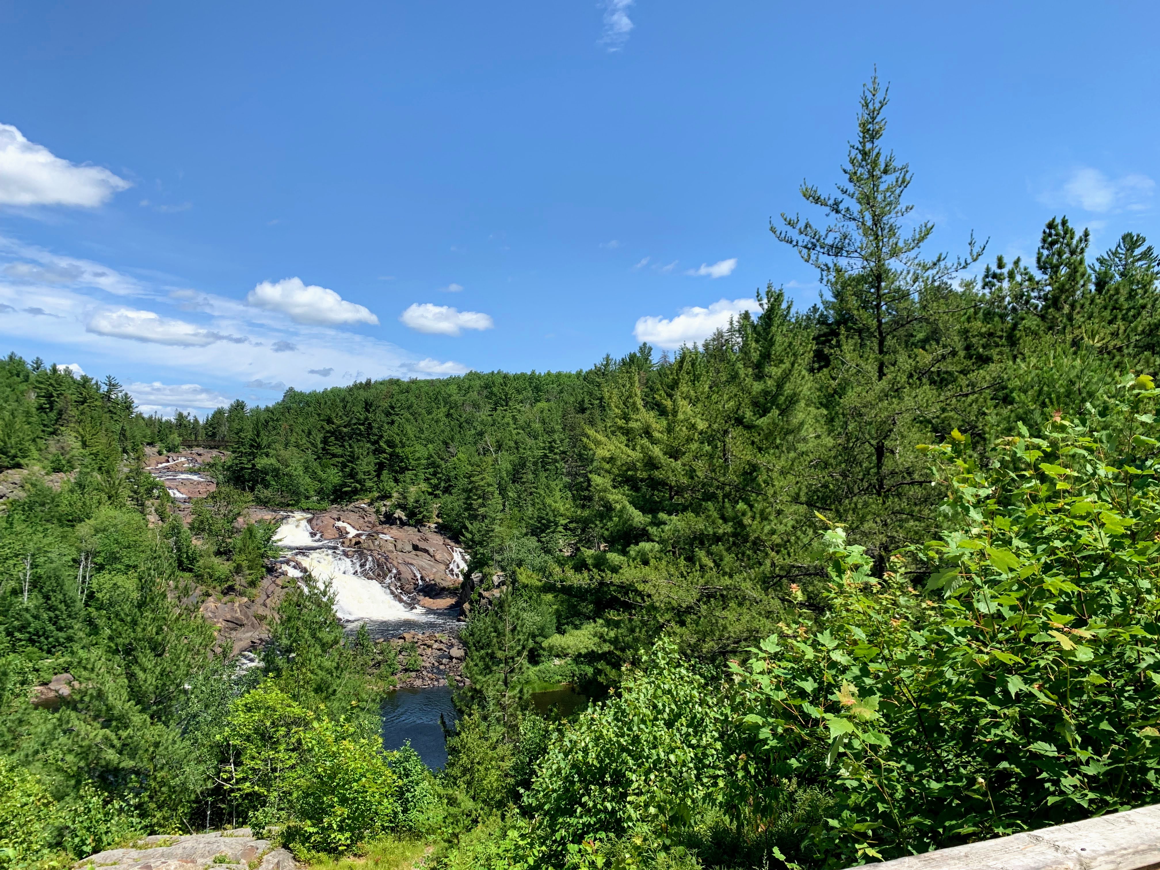 Onaping Falls from lookout platform