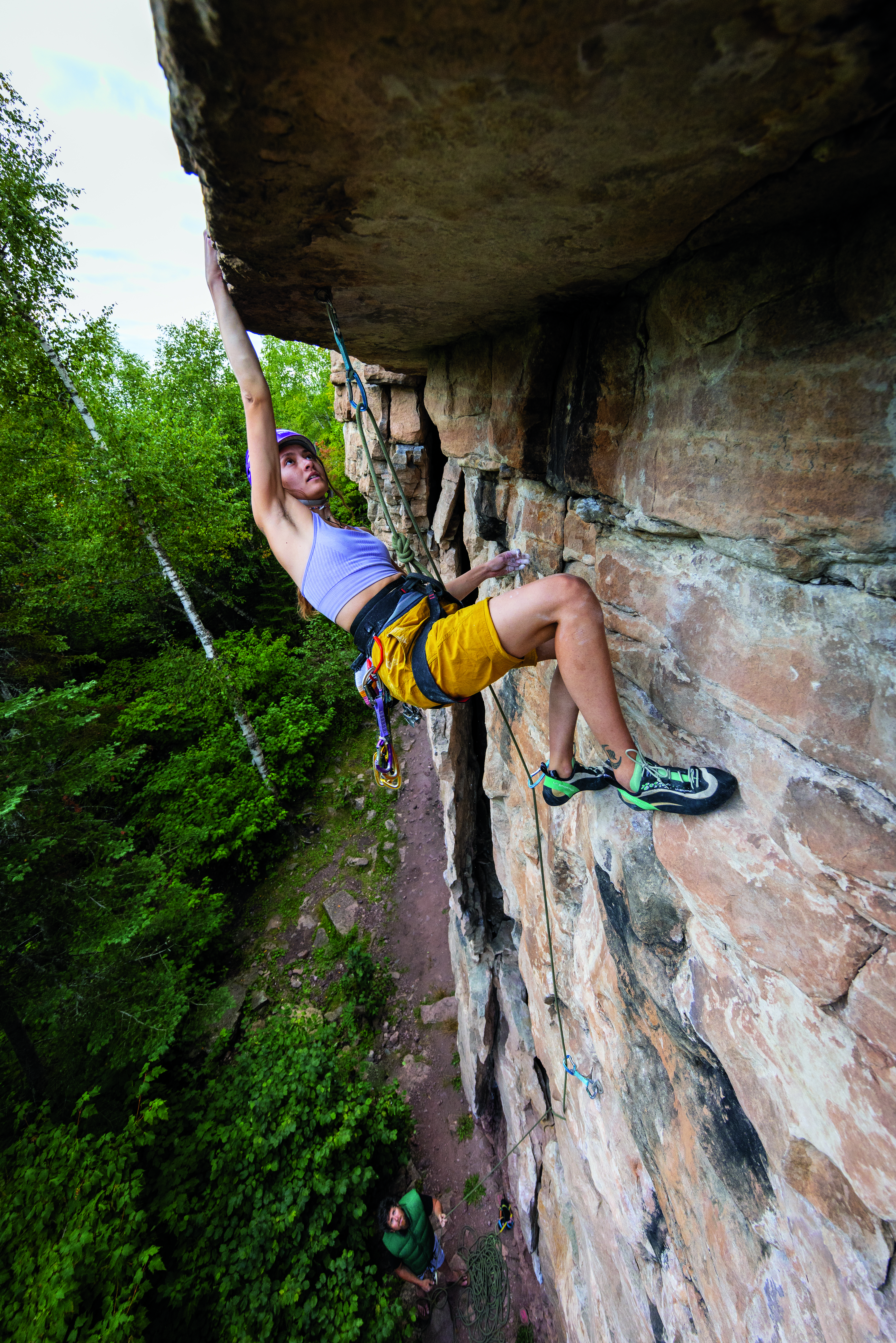 Climbing at Pass Lake