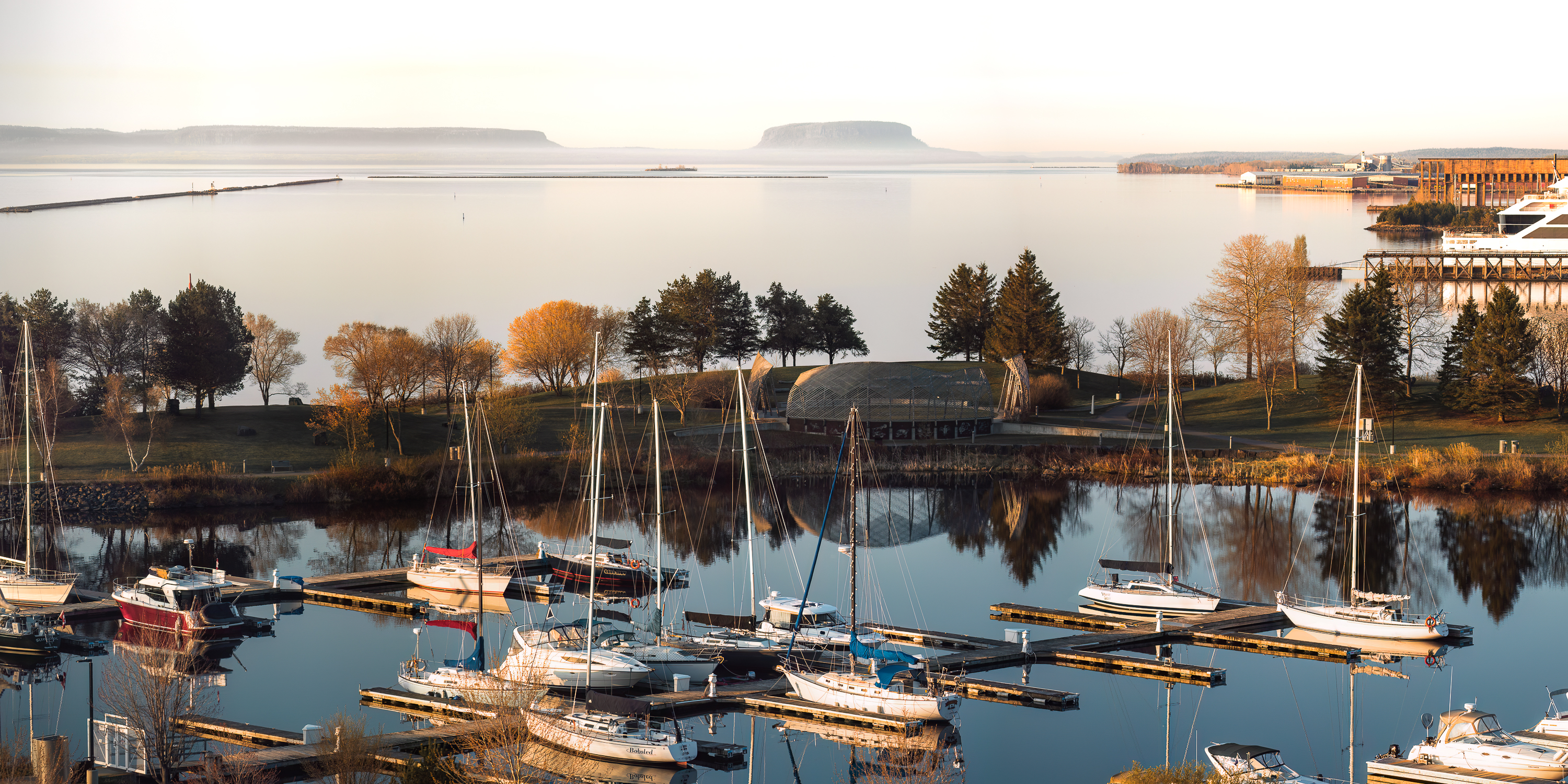 Sailboats in Thunder Bay