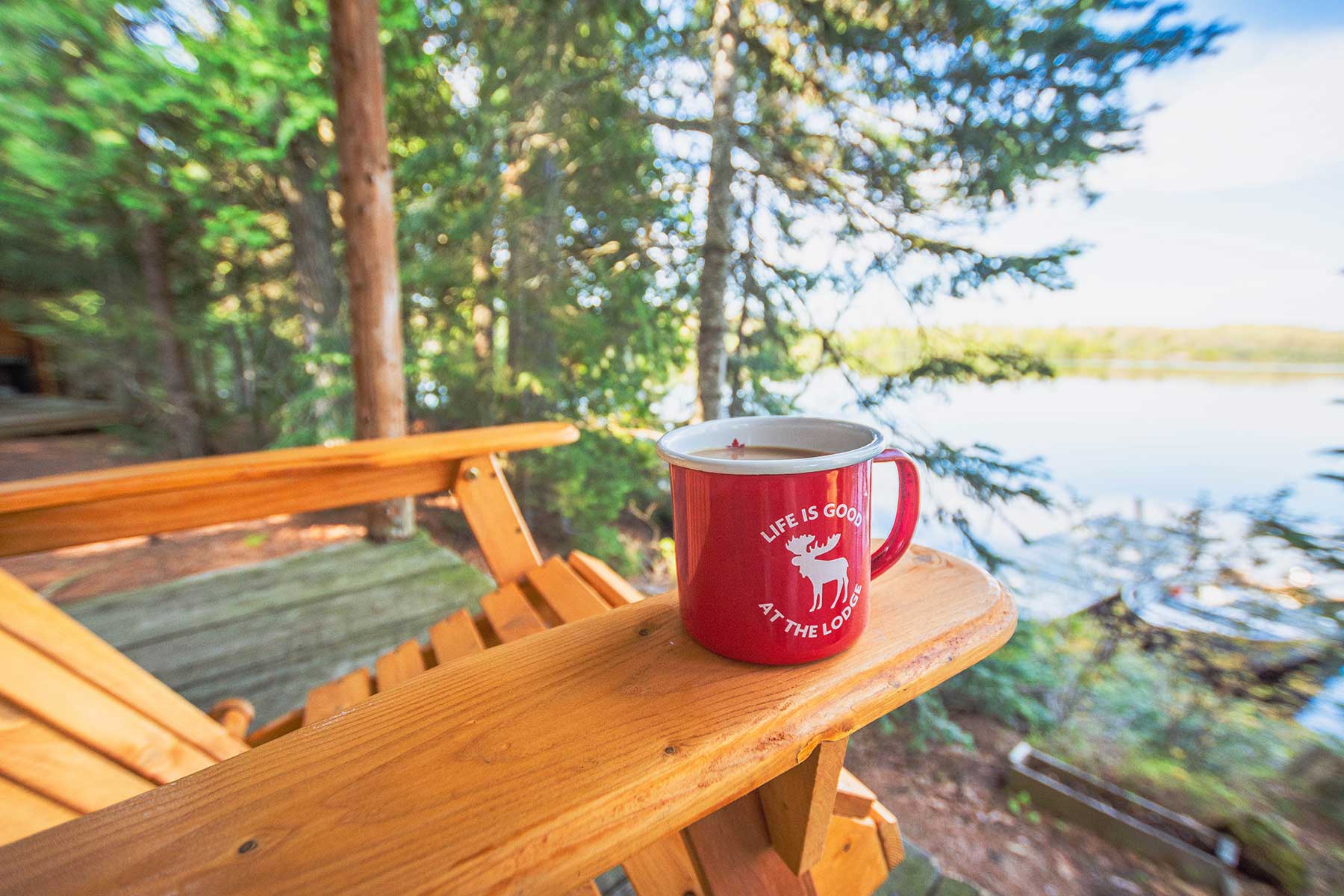 coffee by the lake