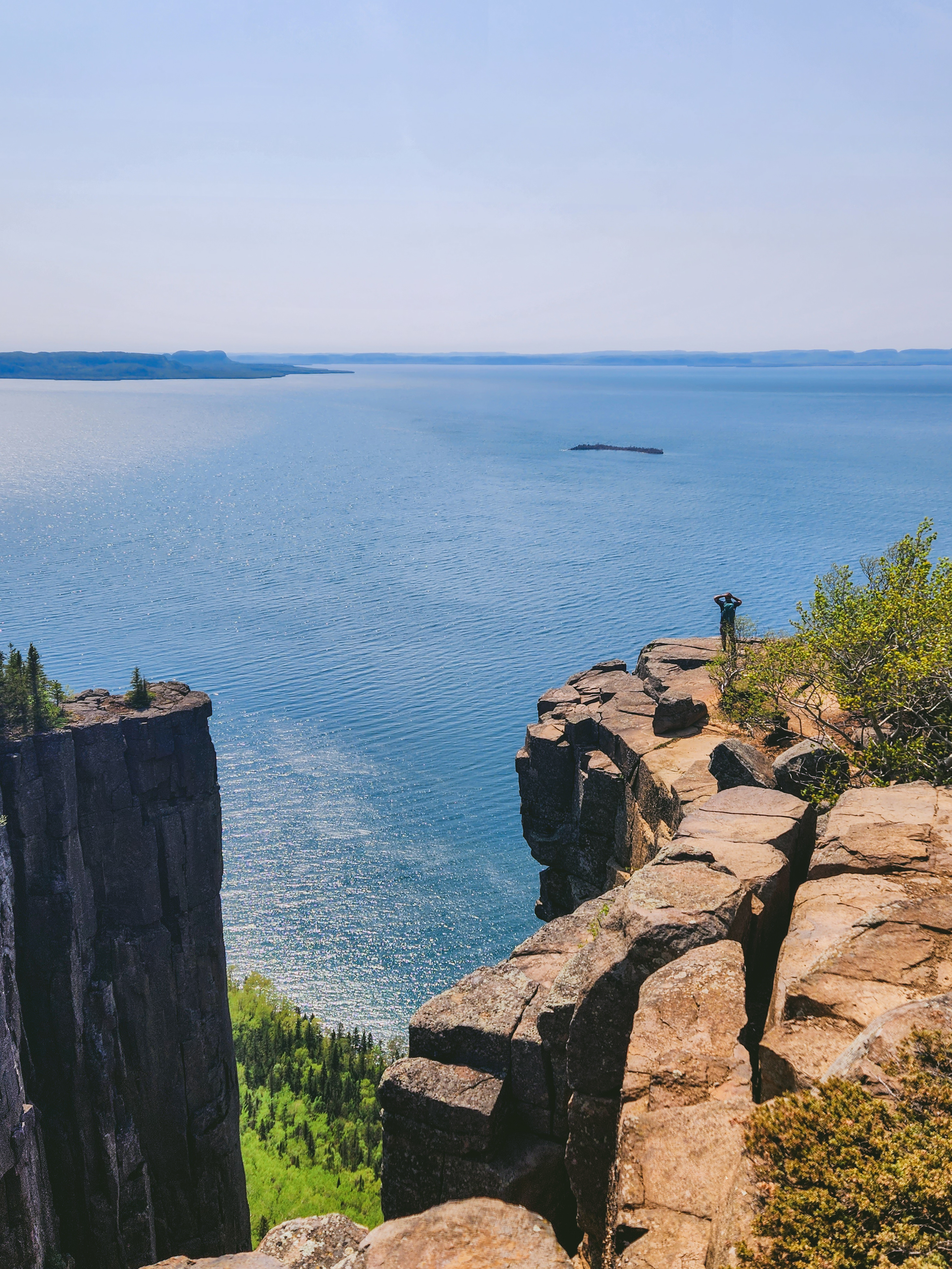 Top of the Giant Lookout, Sleeping Giant Provincial Park, ON