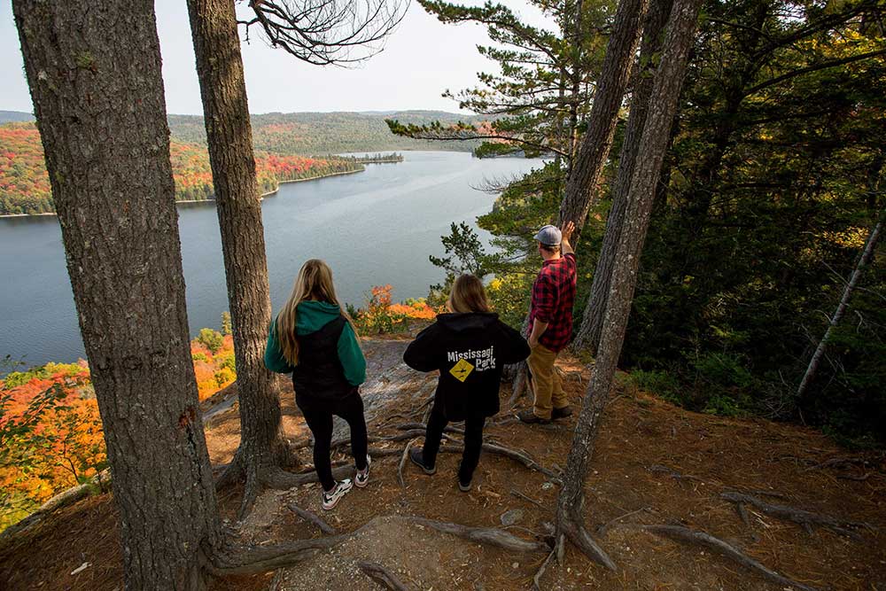Fall hiking Mississagi Provincial Park