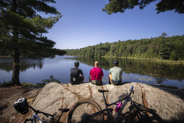 Mountain Biking Sault Ste. Marie, Farm Lake Trail Lookout