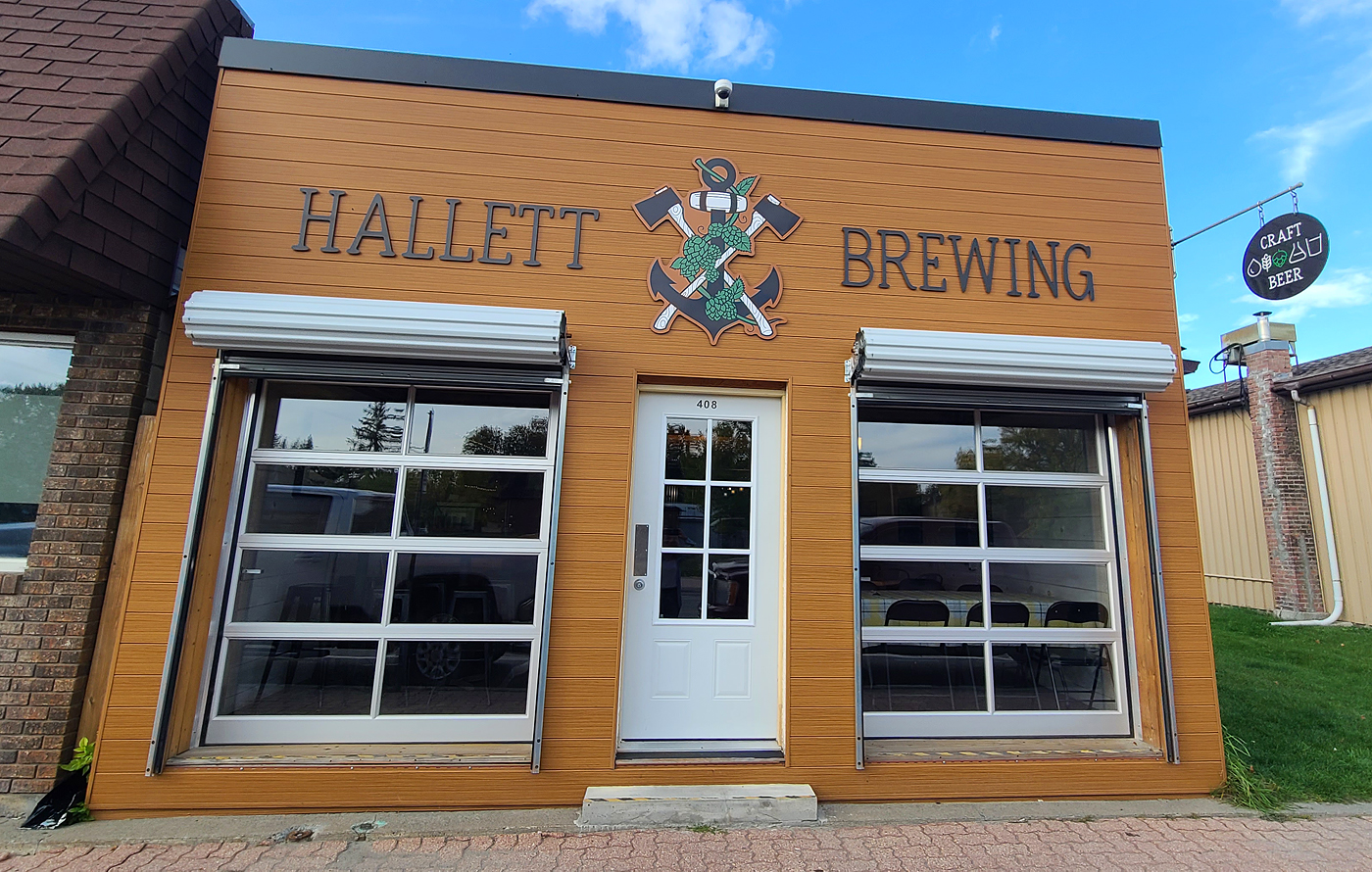 Hallett Brewing Company in Fort Frances, Ontario.