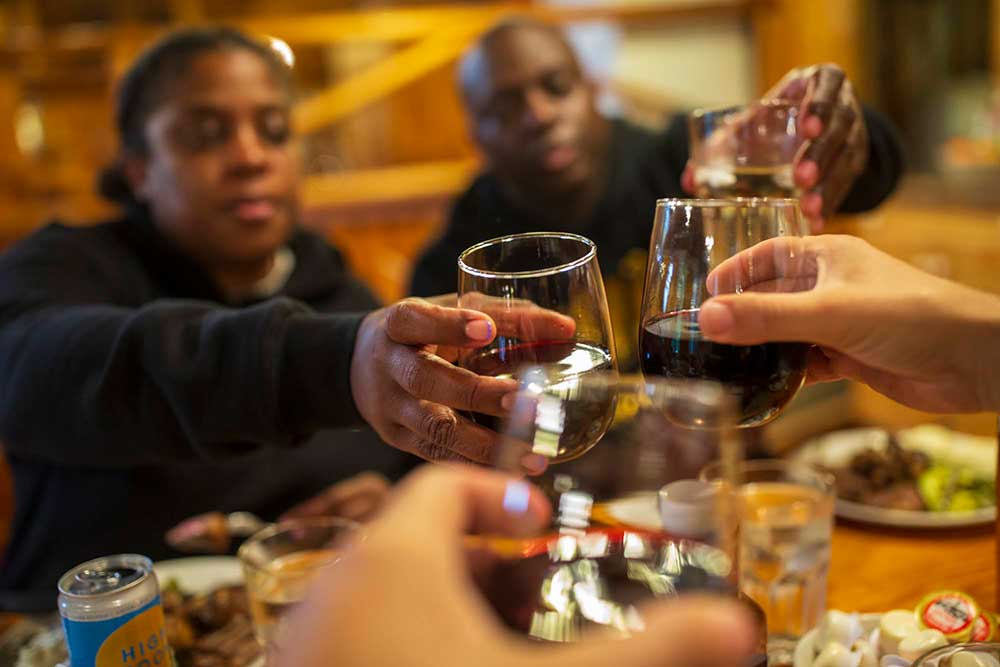 Mar Mac Lodge dinner