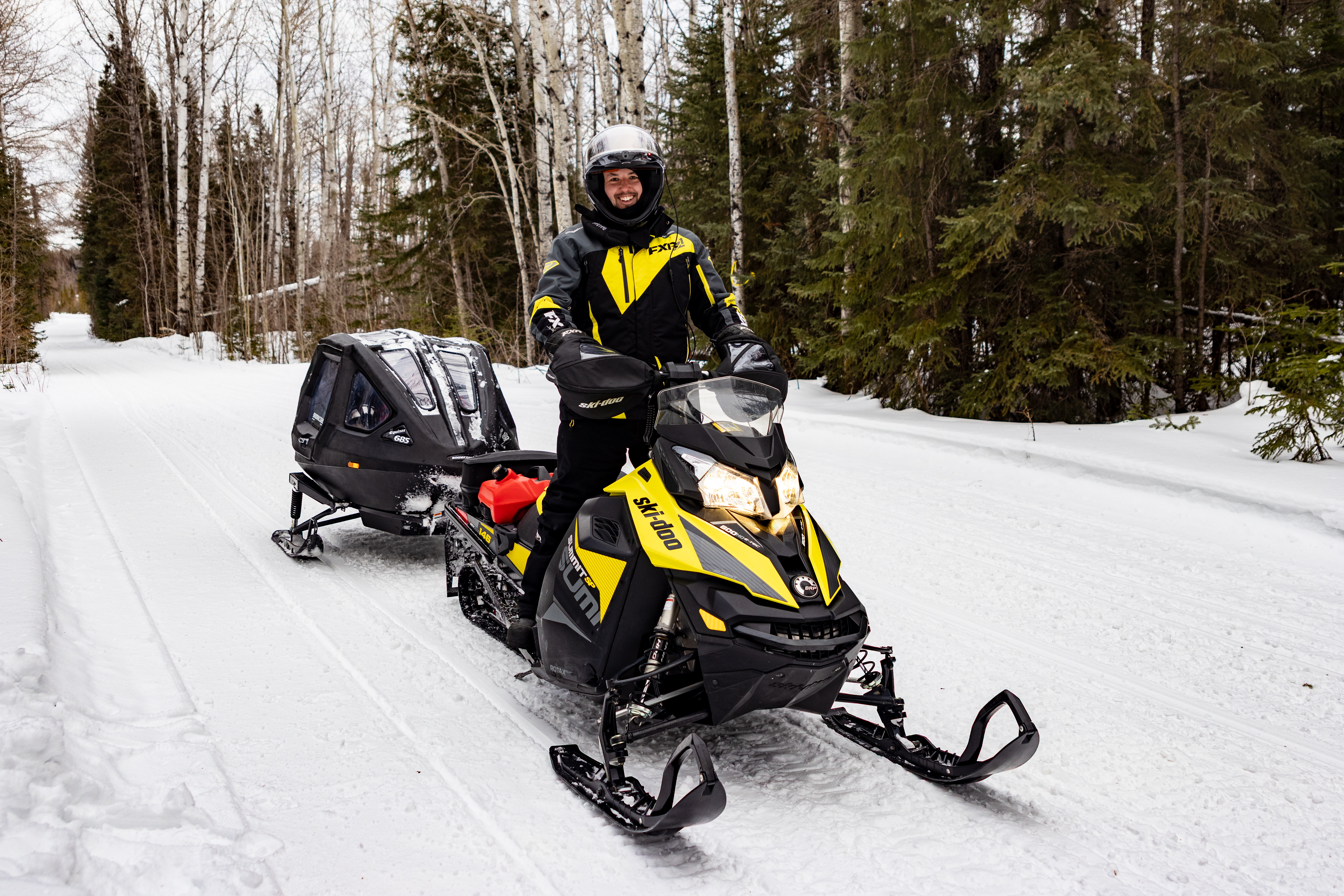 snowmobiling