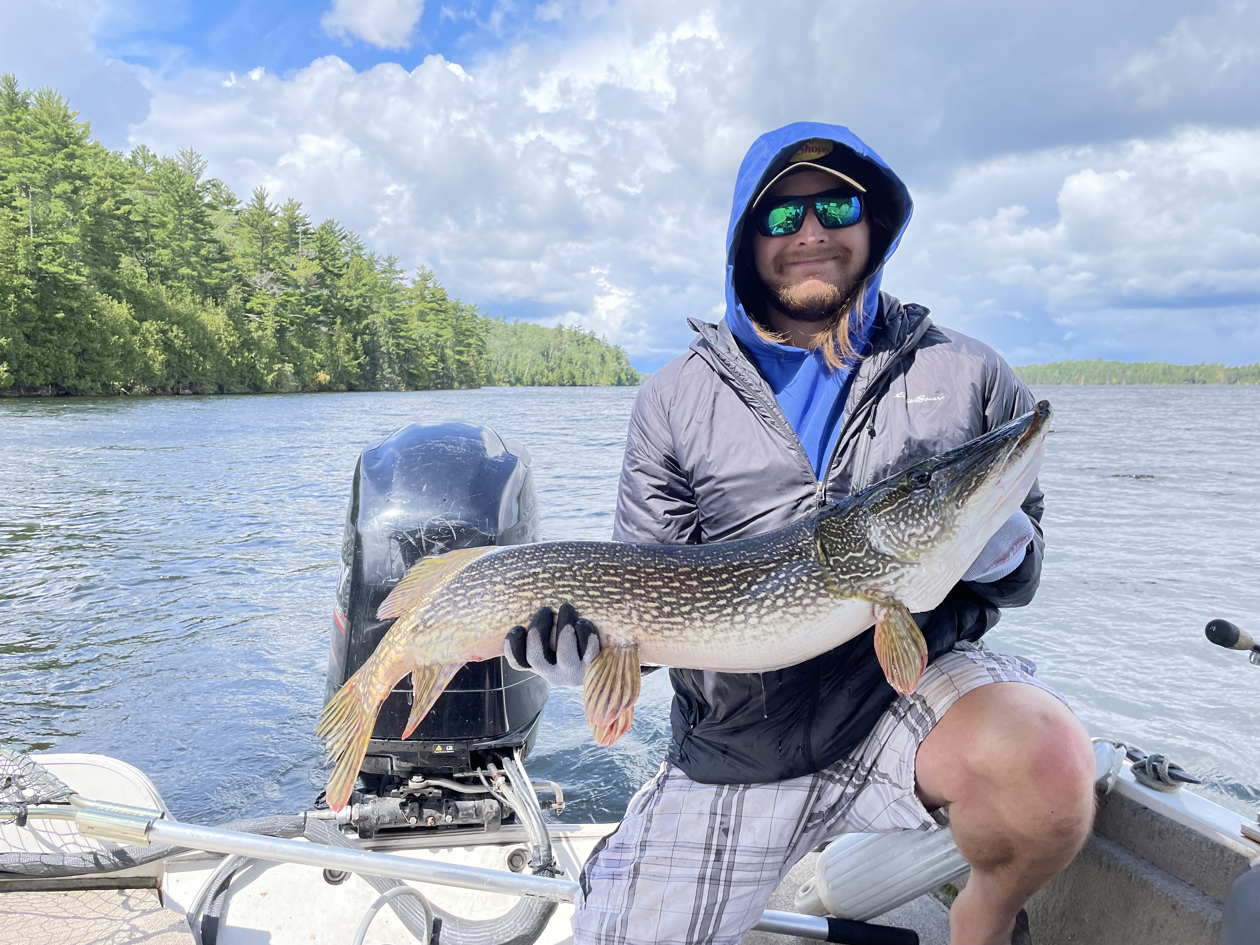 The pike grow big in Ontario.