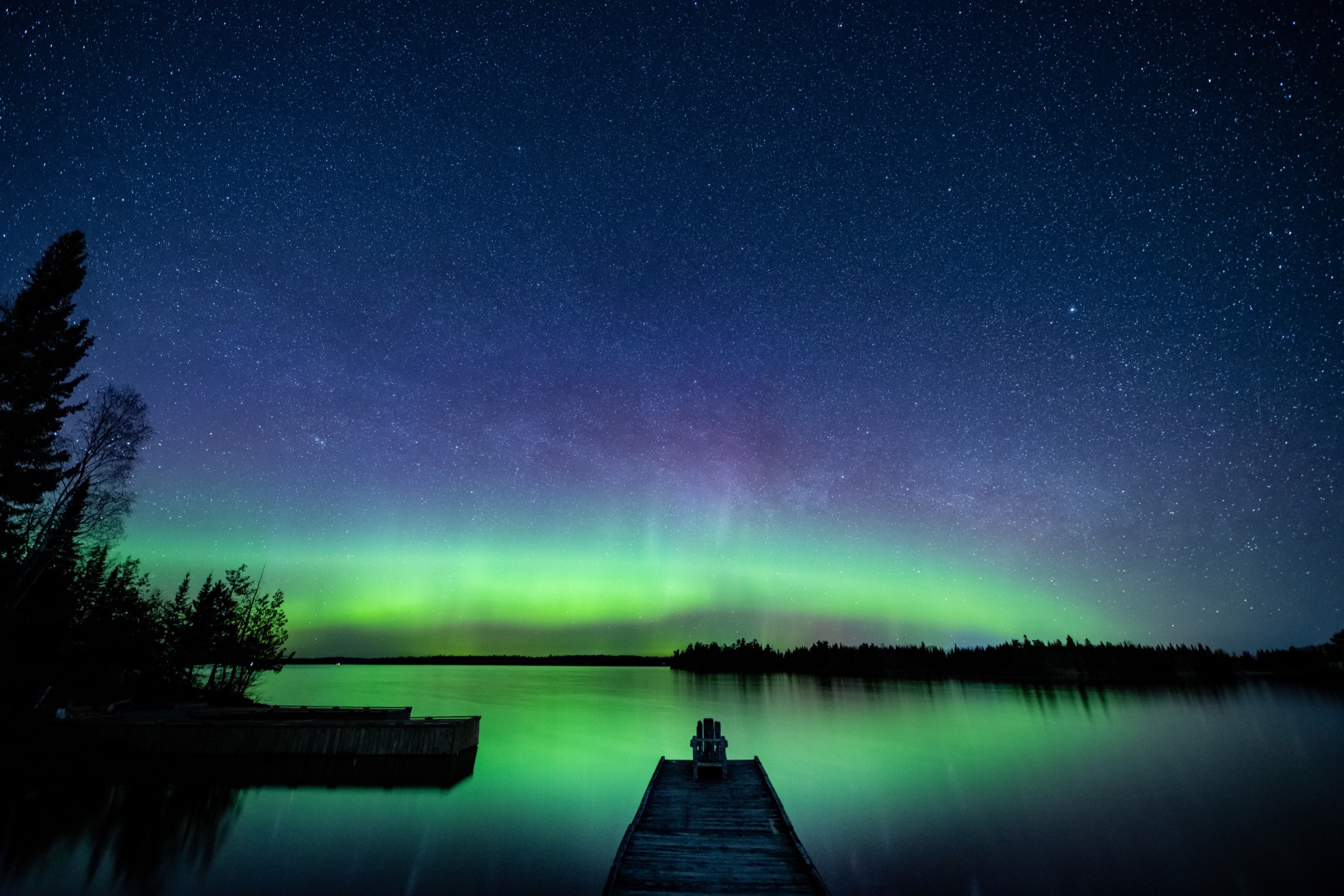 More of the northern lights in Canada.