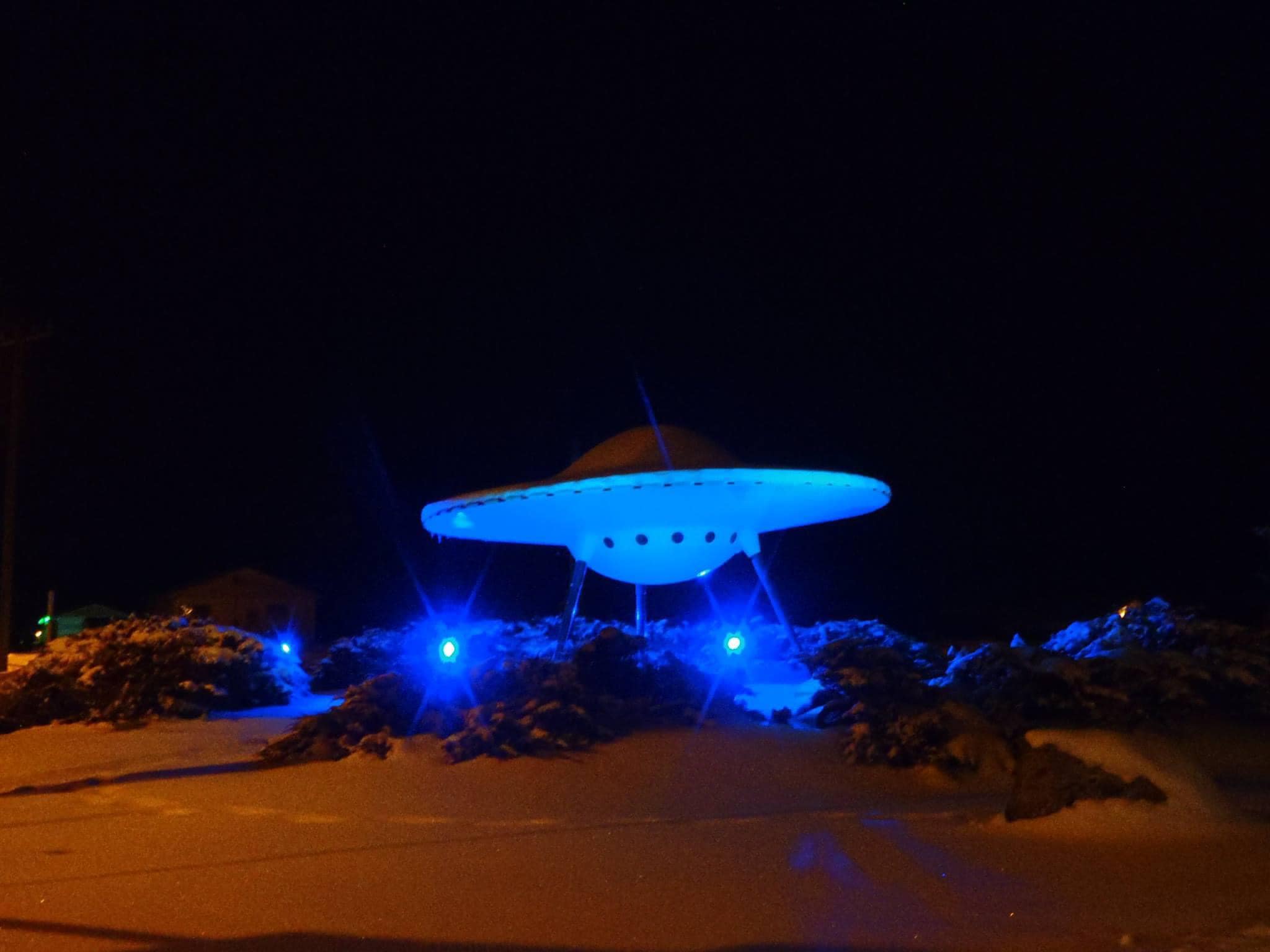 The UFO at Moonbeam, Ontario.