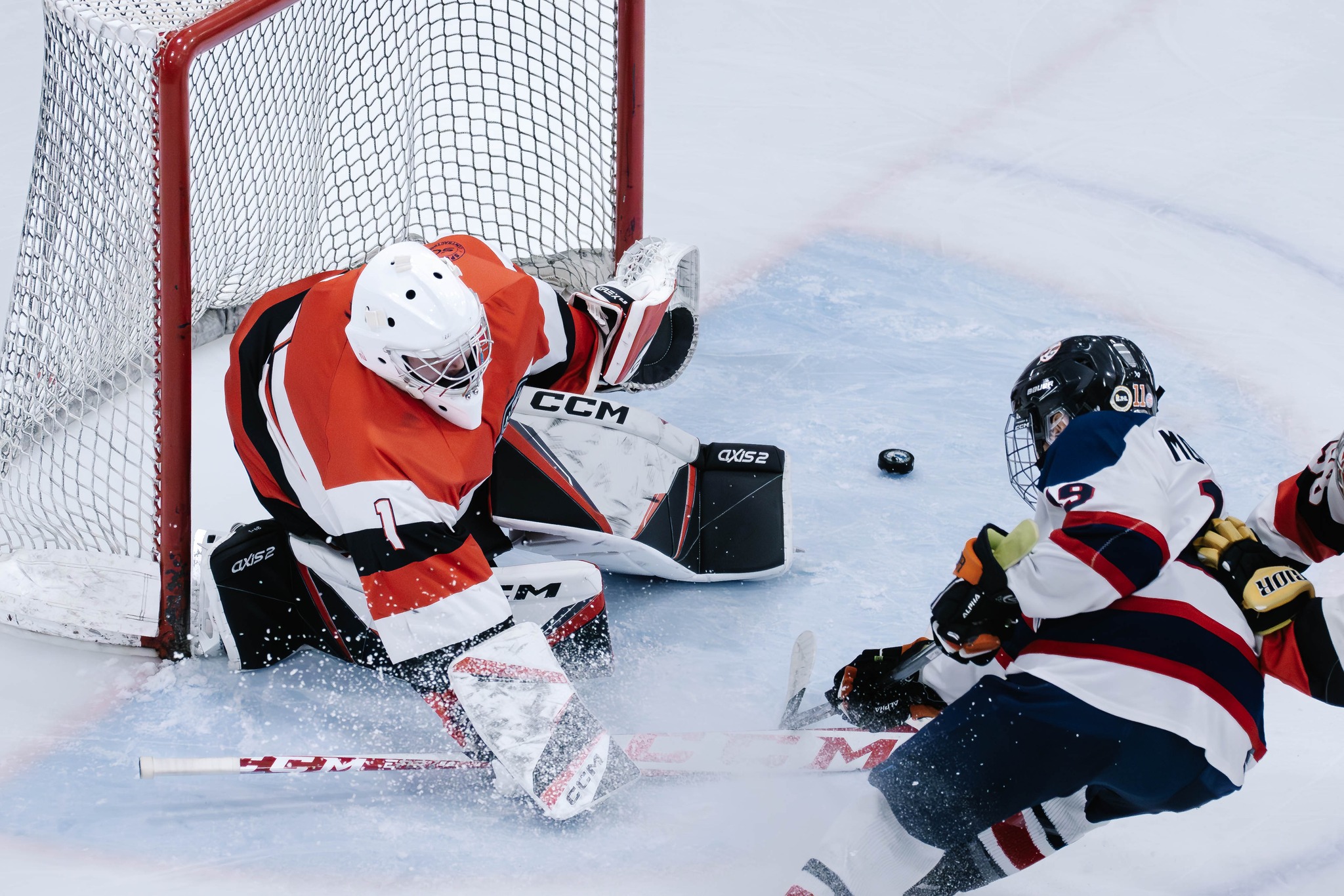 Mushkegowuk Cup 2025 Goalie Action Shot