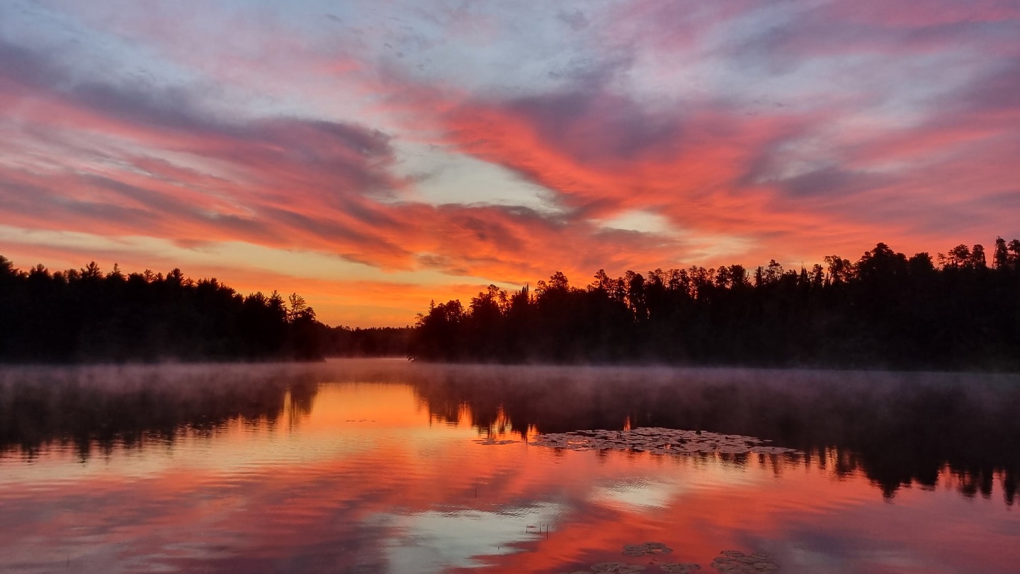 The scenery is a major bonus for those who fish here.