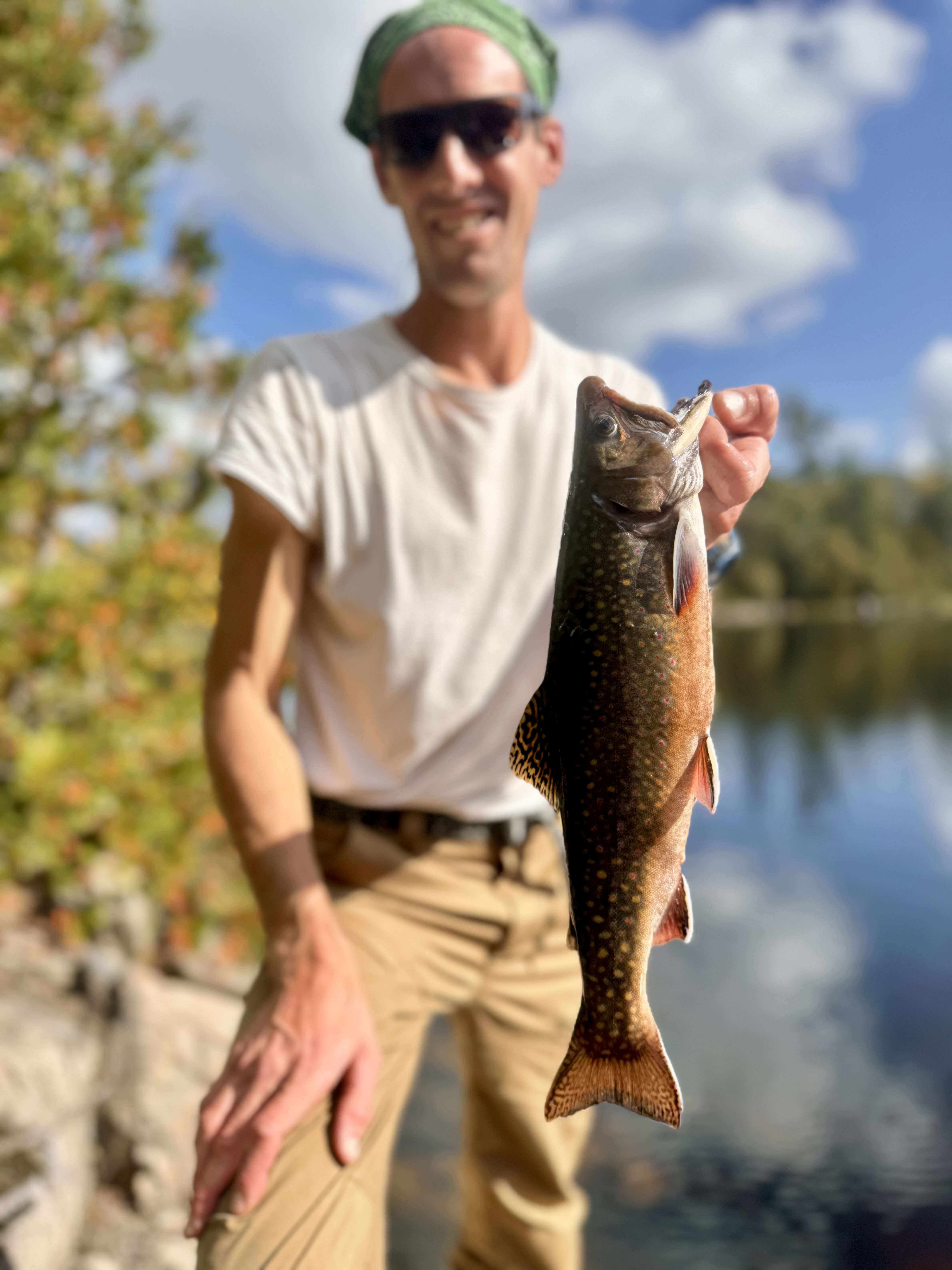 fishing on mijin lake