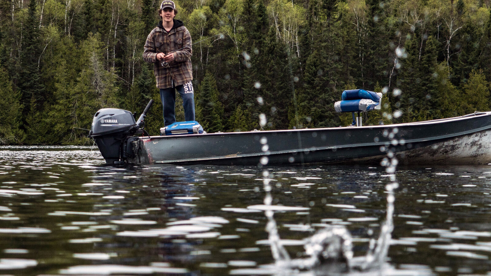 Fishing at Timber Wolf Lodge.