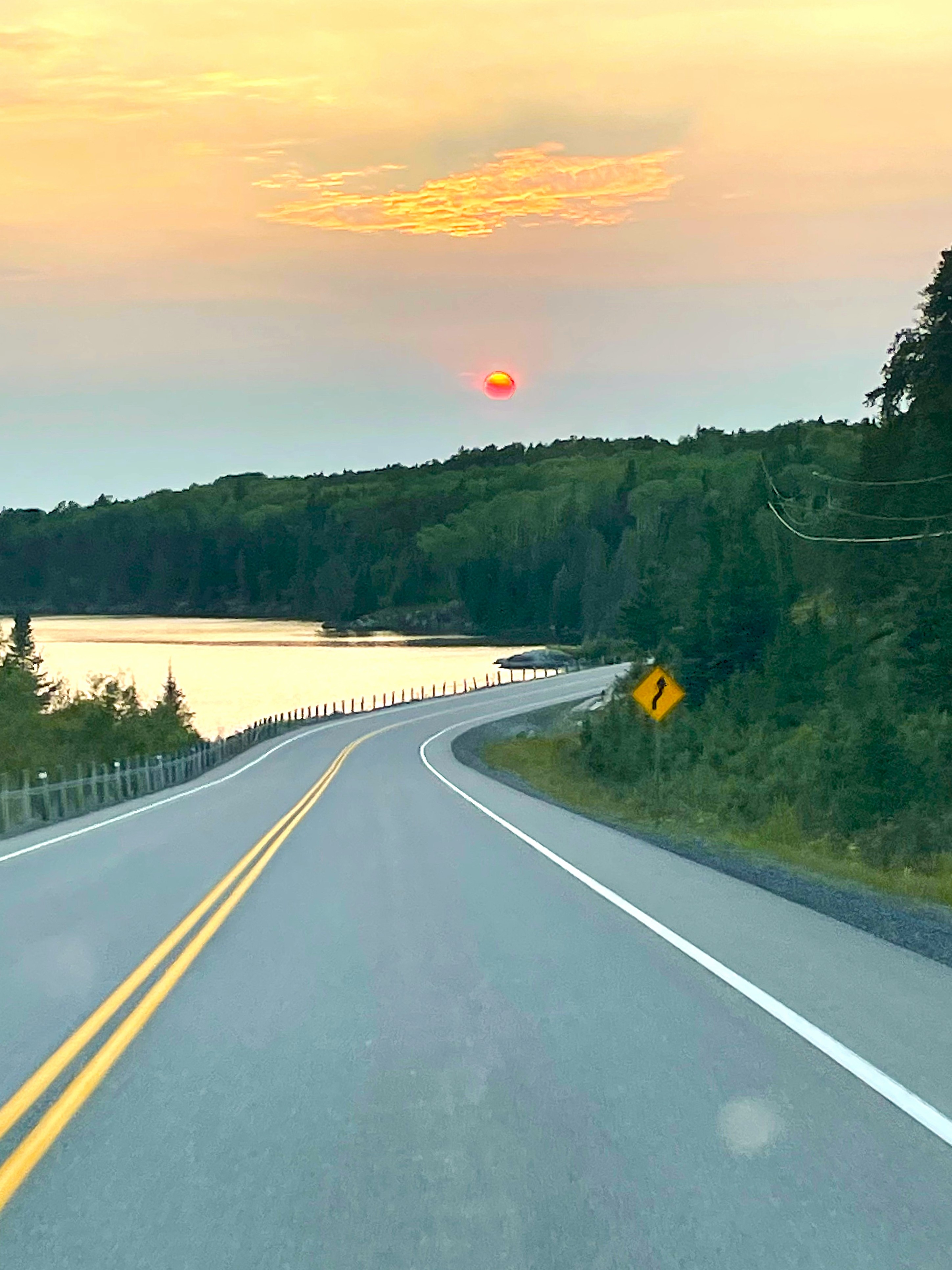 Winding roads that pass endless lakes in Ontario's Sunset Country.