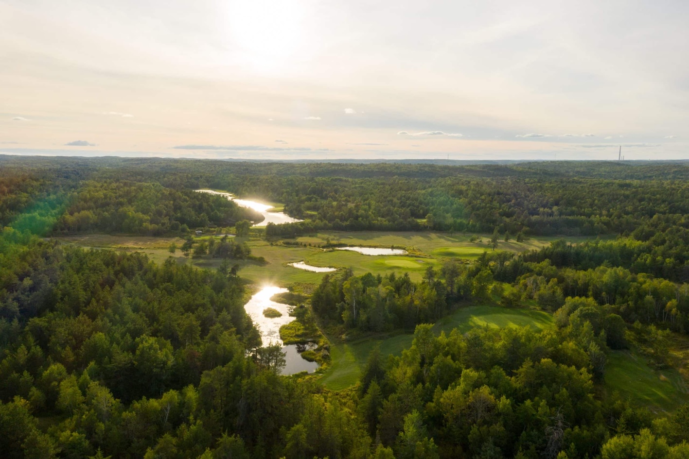 Pine Grove Golf Aerial shot