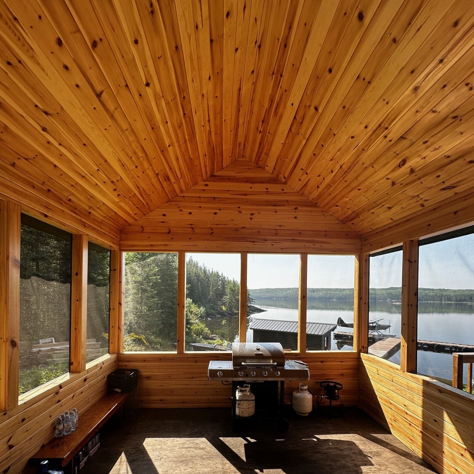 Roger Lake Outpost sunroom