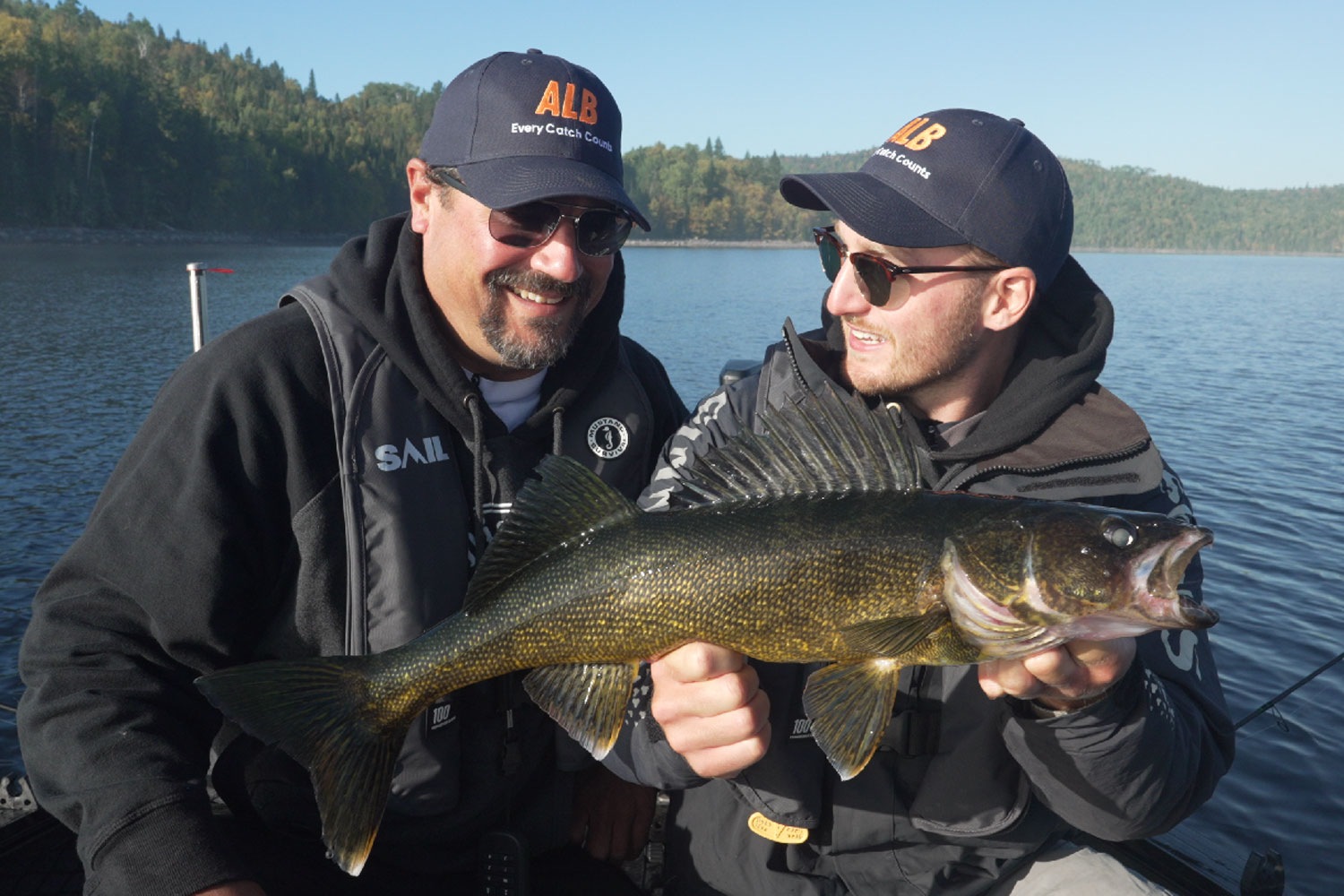 anglers fishing walleye