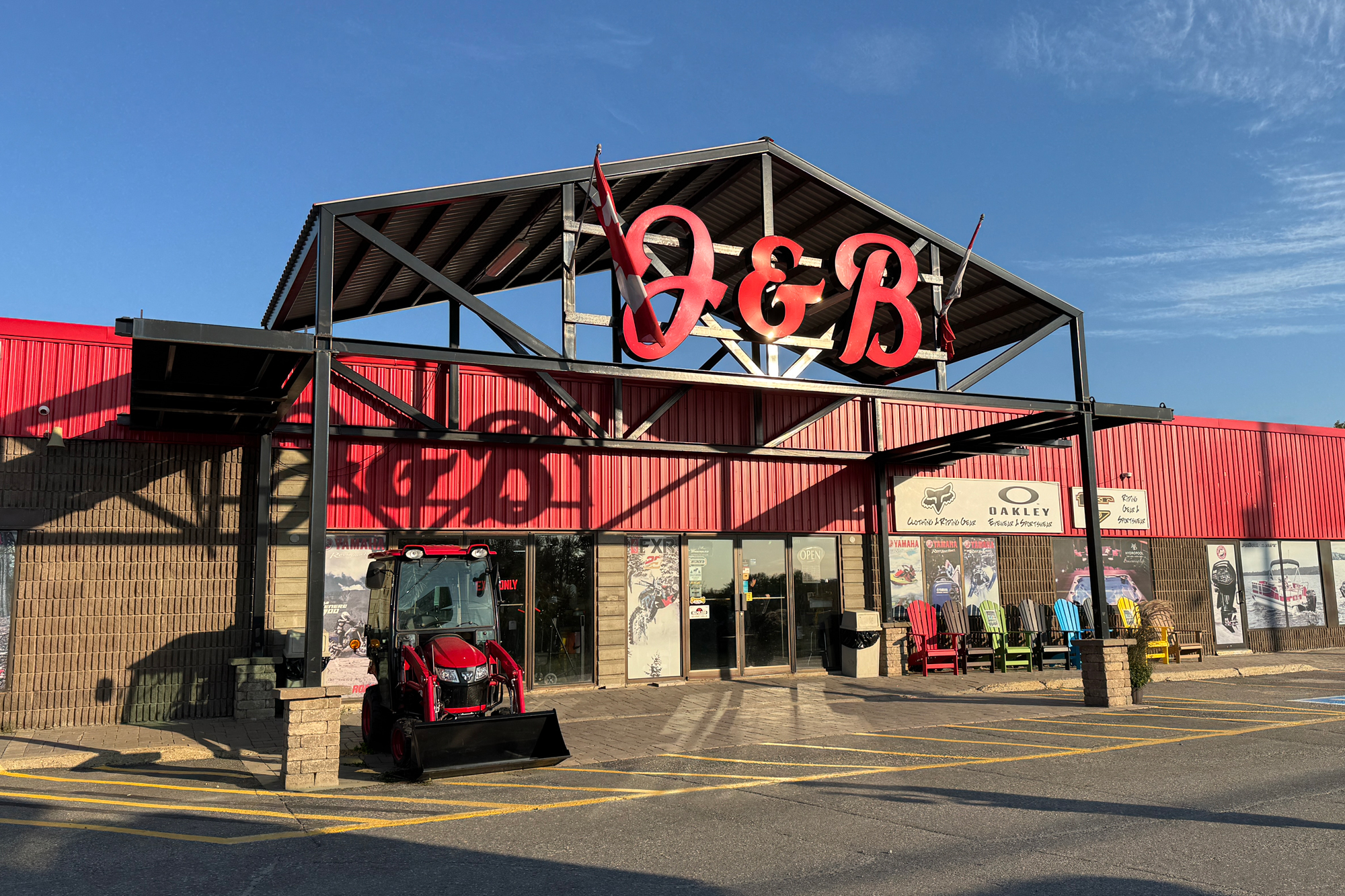 J&B cycle and marine store front