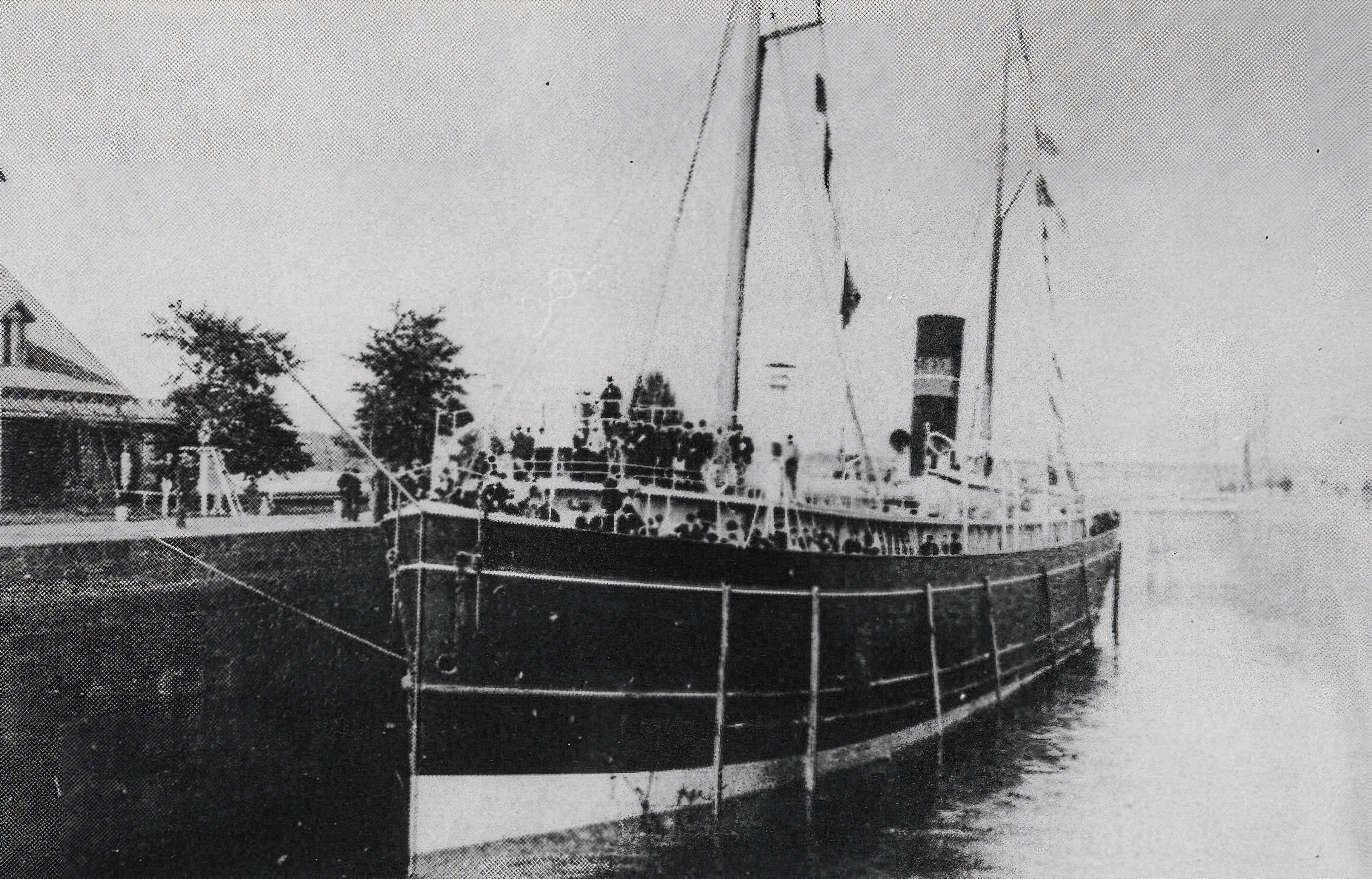 The SS Algoma Steamer in 1885.