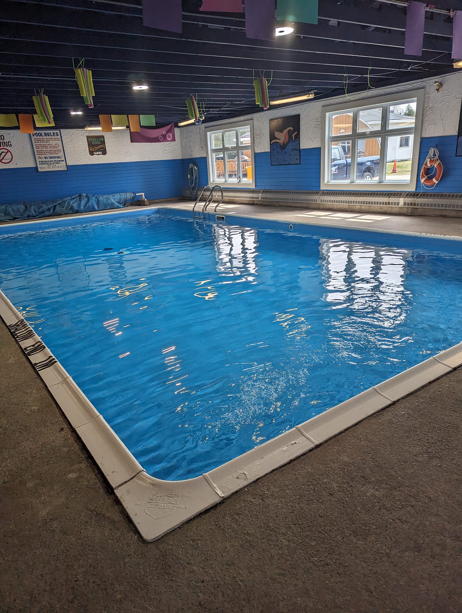 Indoor pool at Blueberry Hill Campground