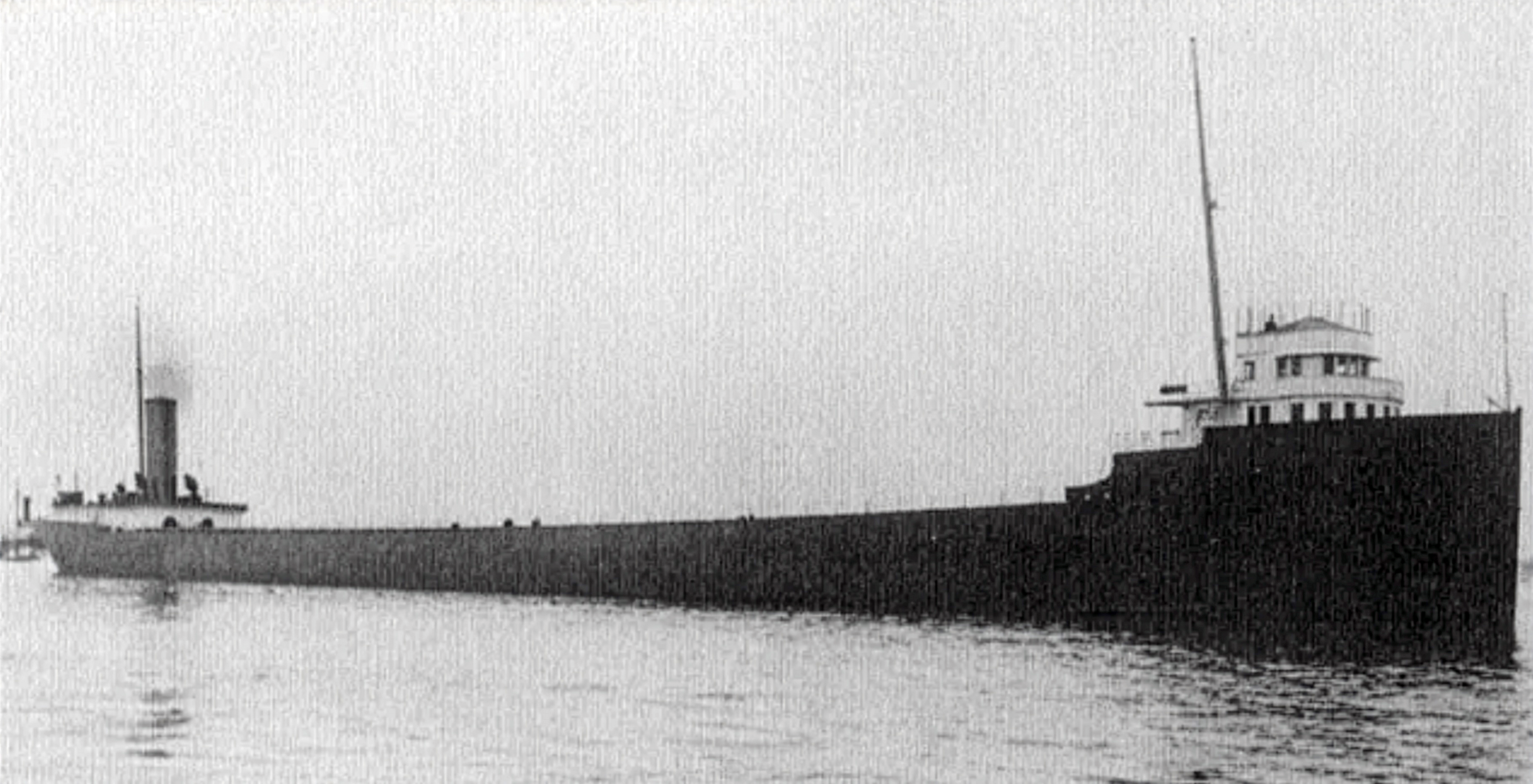 SS james C. Carruthers, 550 feet long sunk in the Great Storm of 1913.
