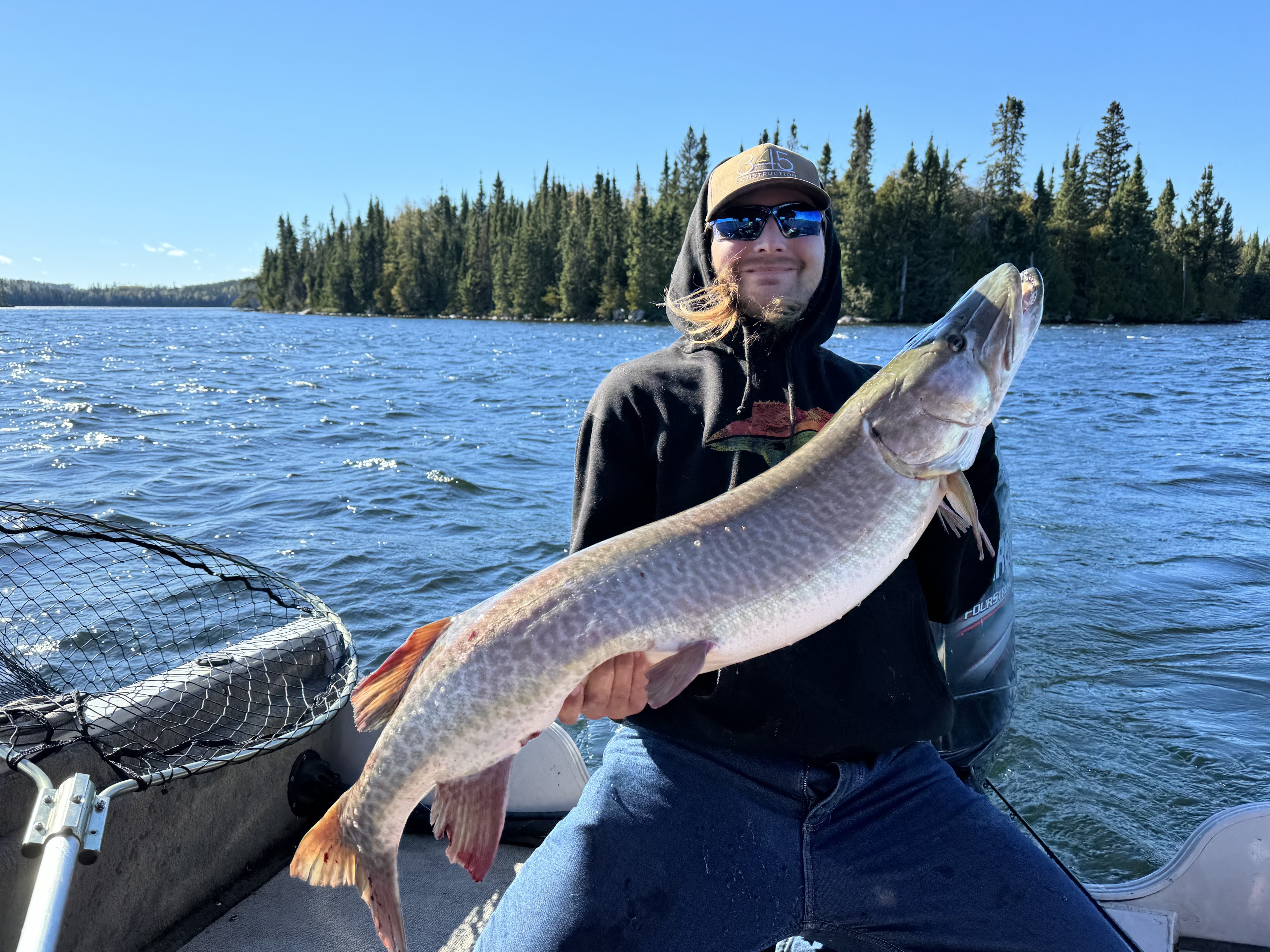 Ontario Canada muskie fishing.