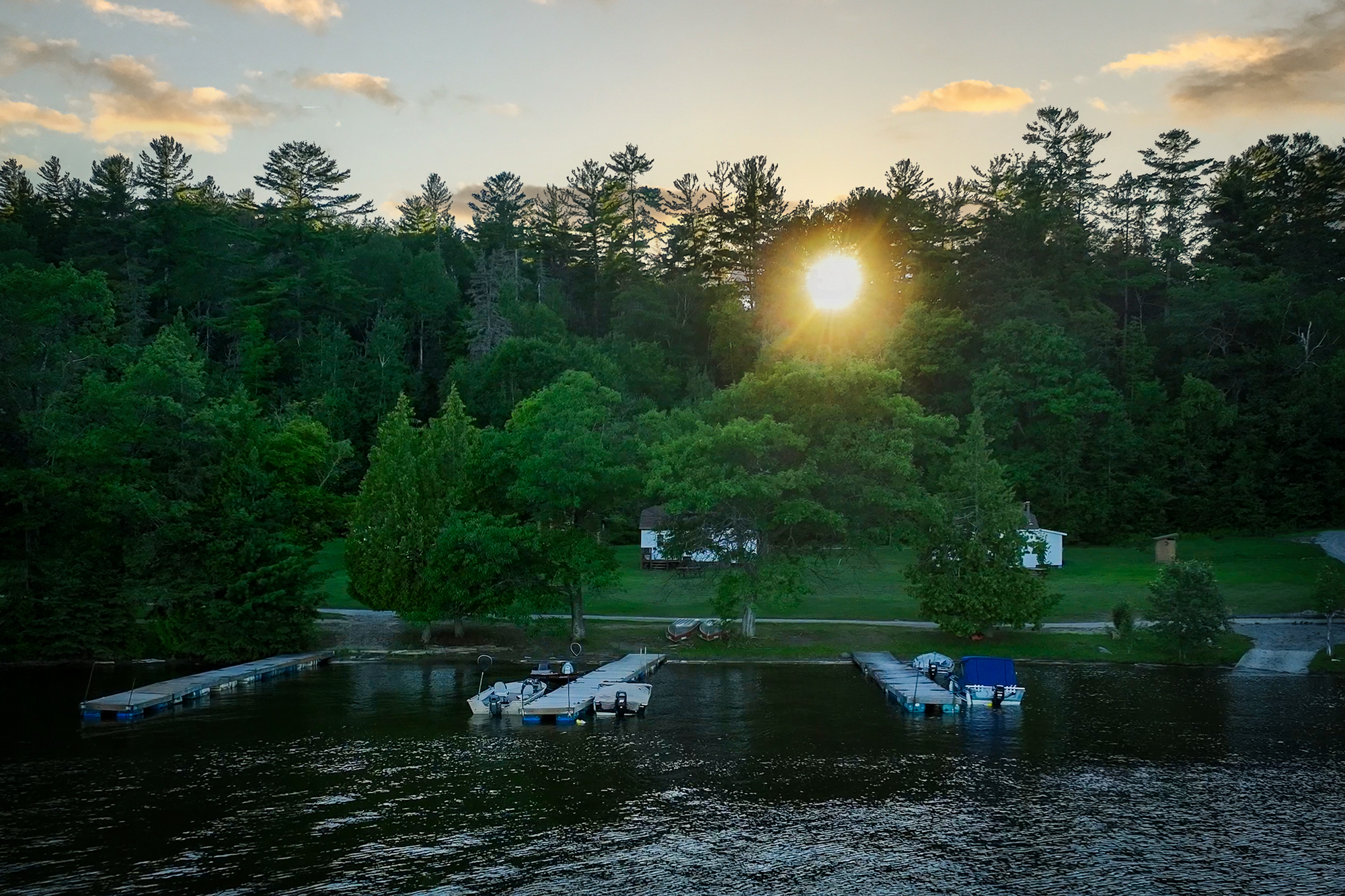 old mission docks and shore