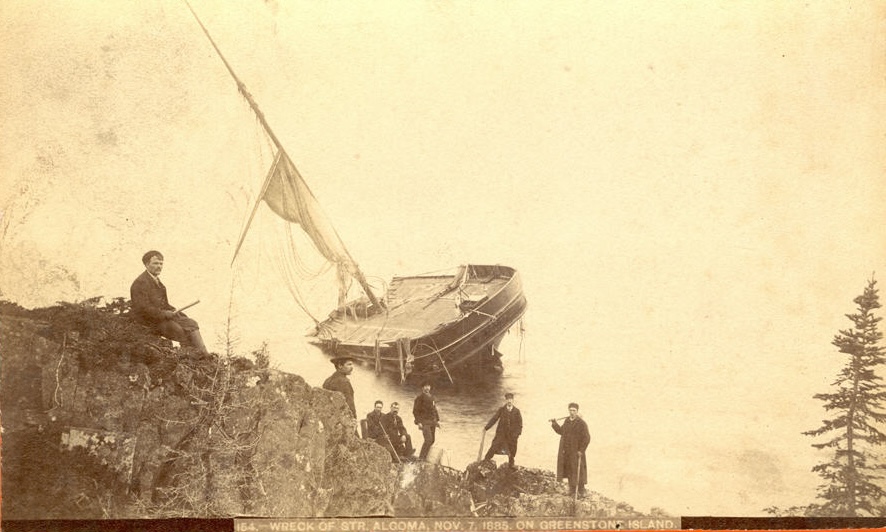 The wreck of the SS Algoma.
