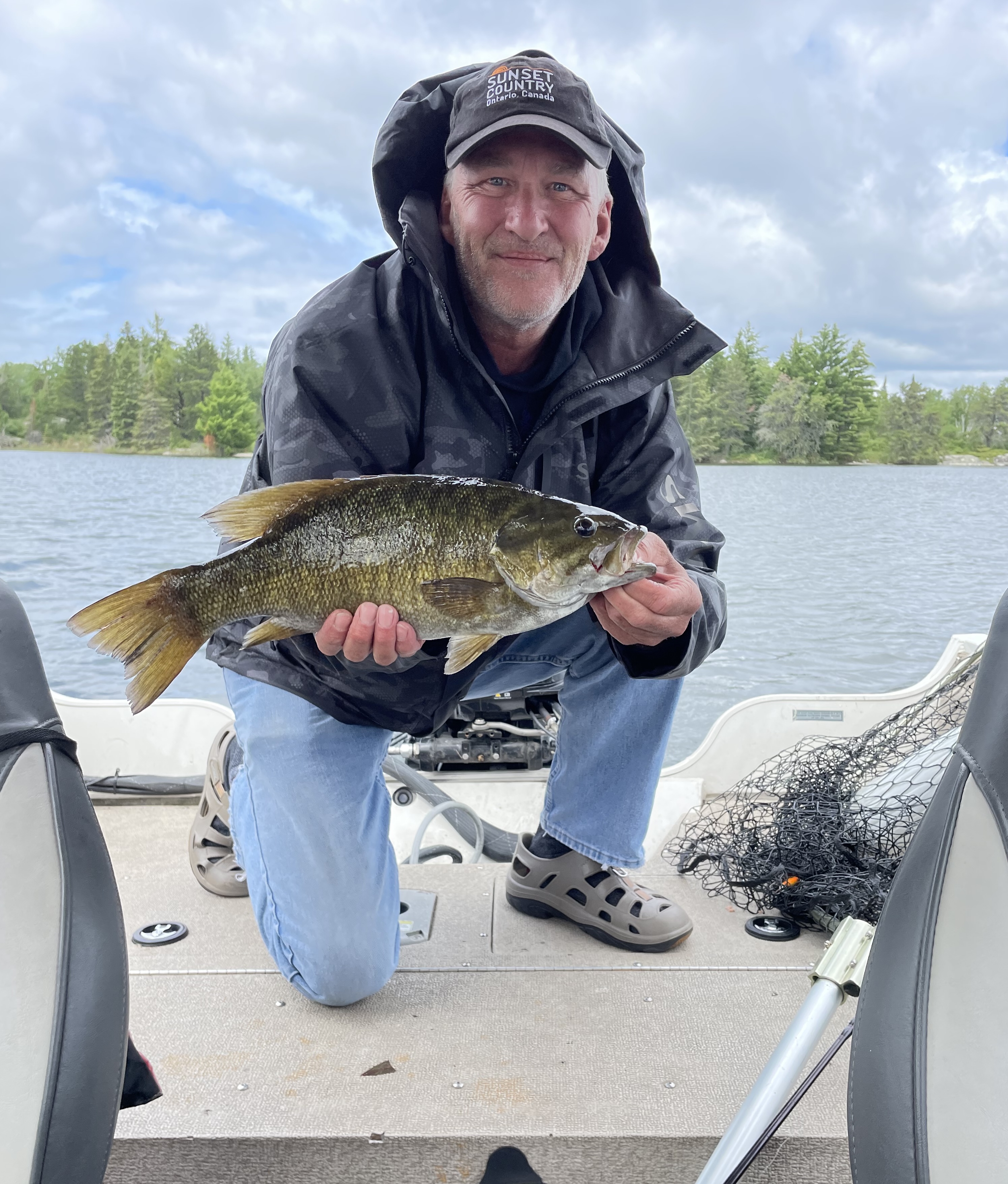 Nice smallmouth bass caught in Northwestern Ontario. 